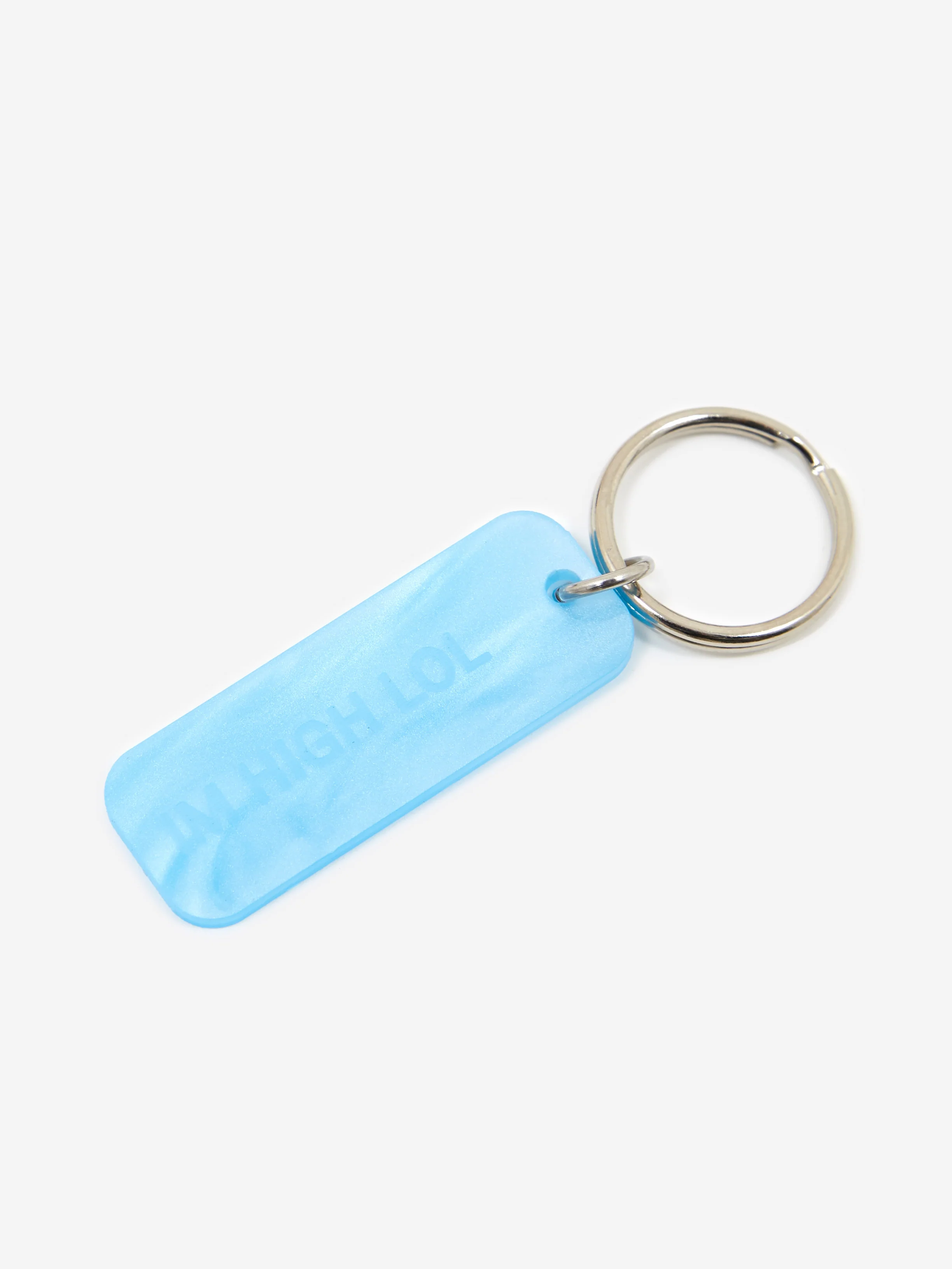 Mister Green “IM HIGH LOL/MISTER GREEN” Keytag 2 Sided Keychain - Cloud Marble - Image 2