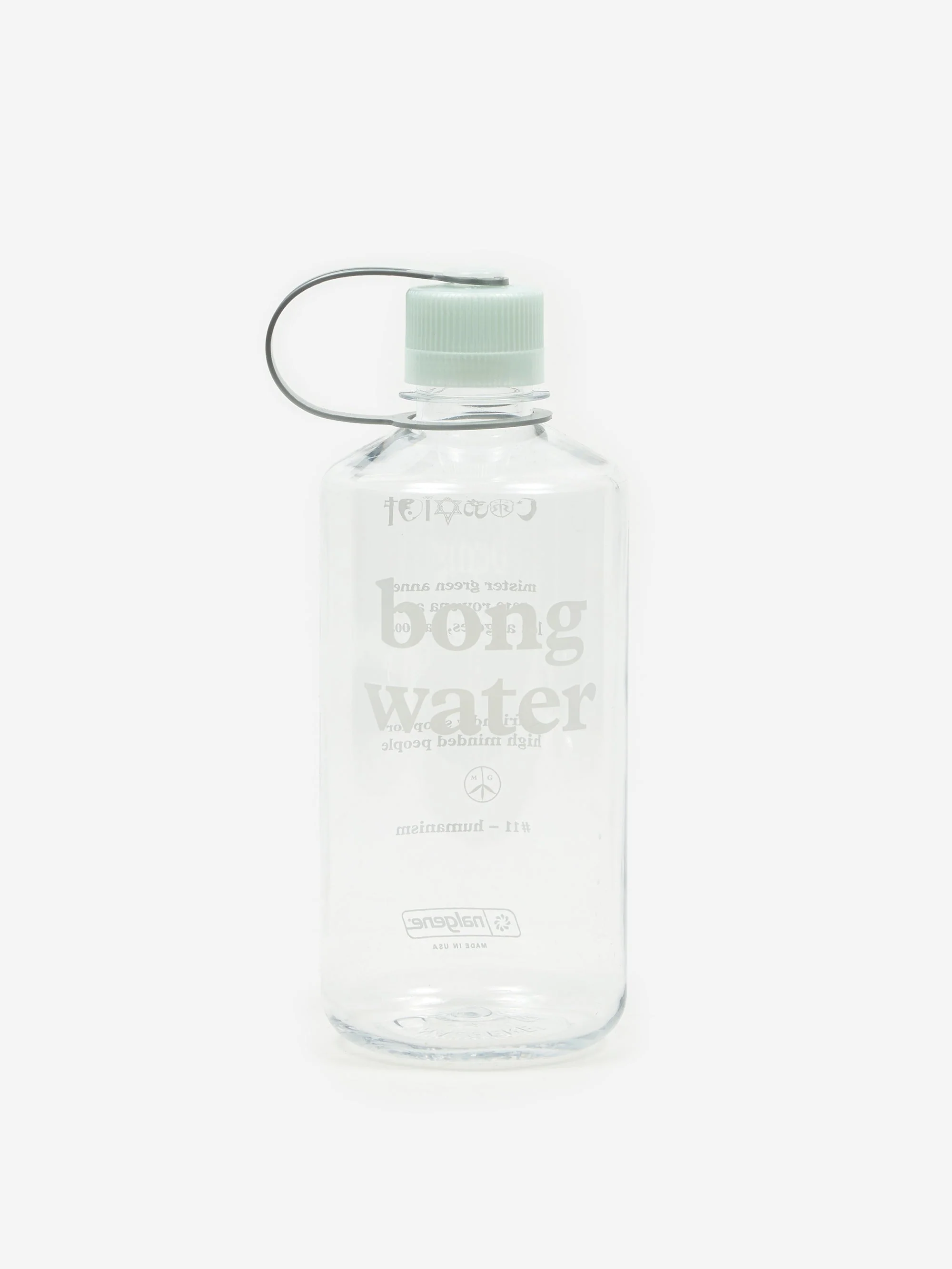 Mister Green Narrow-mouth Bong Water Bottle - Clear