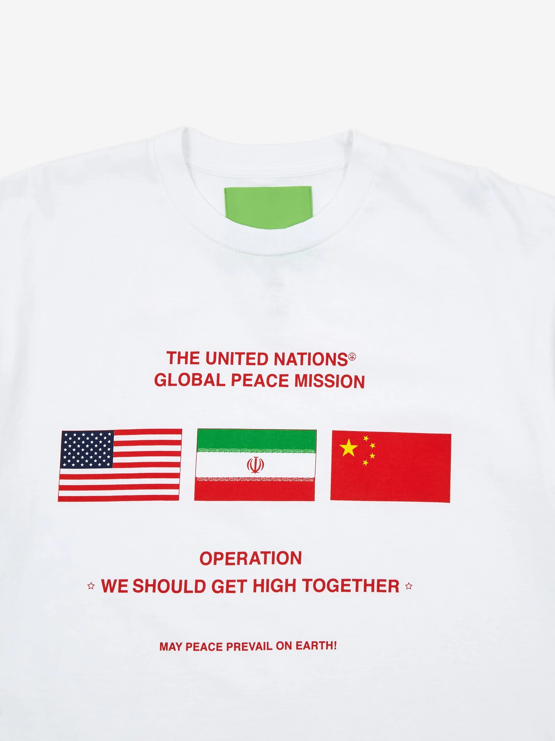 Mister Green Peace MiShort Sleeveion Short Sleeve T-Shirt - White - Image 3
