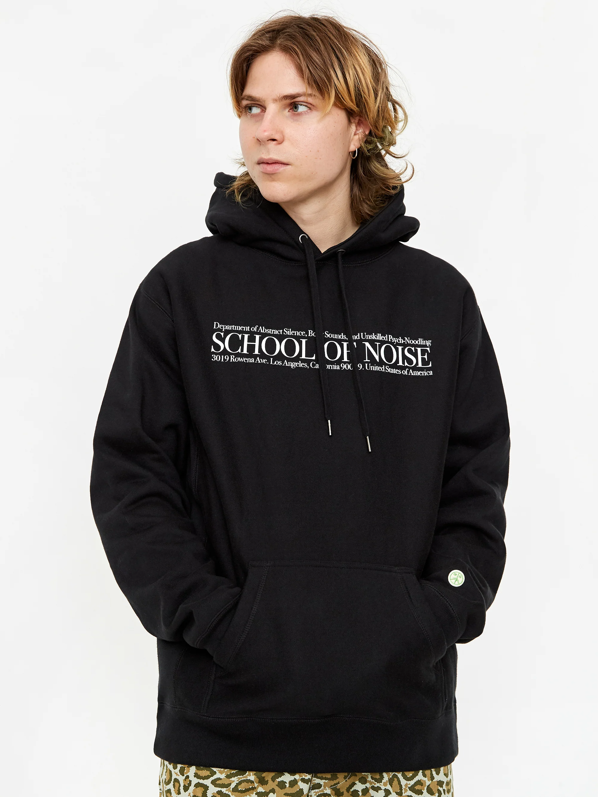 Mister Green School Of Noise Hoodie - Black - Image 7