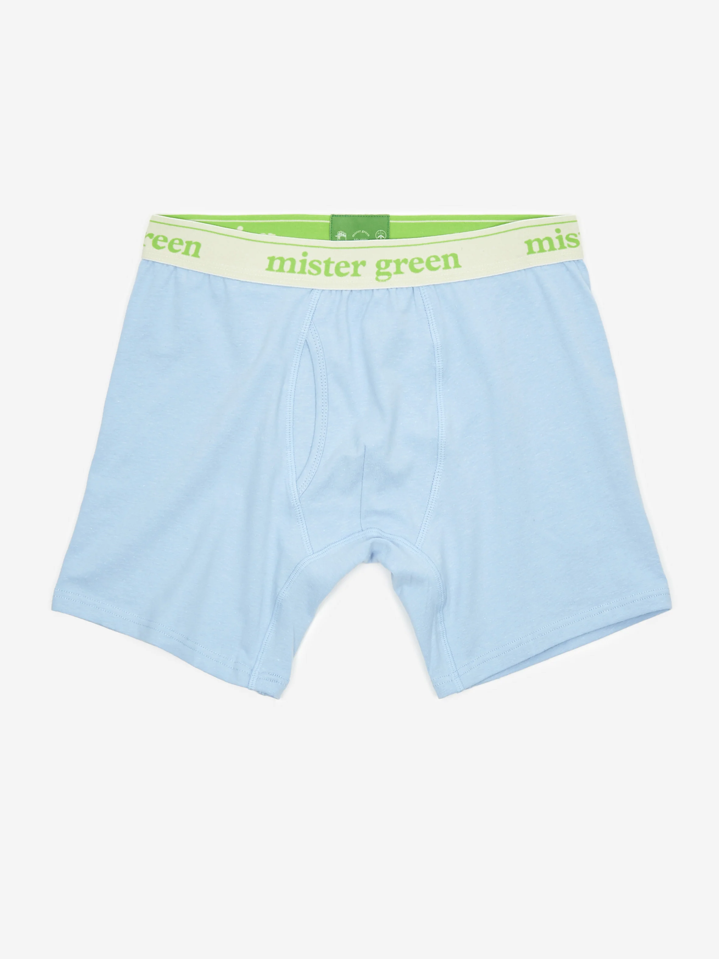Mister Green Wordmark Hemp Underwear 2 Pack - Black/Blue - Image 6