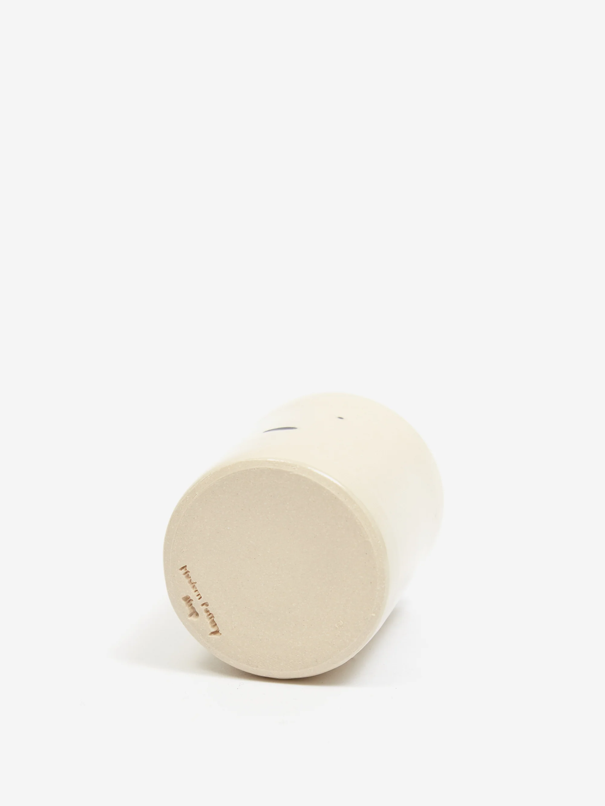 Modern Pottery Shop Espresso Cup Meh Face Design - White - Image 3