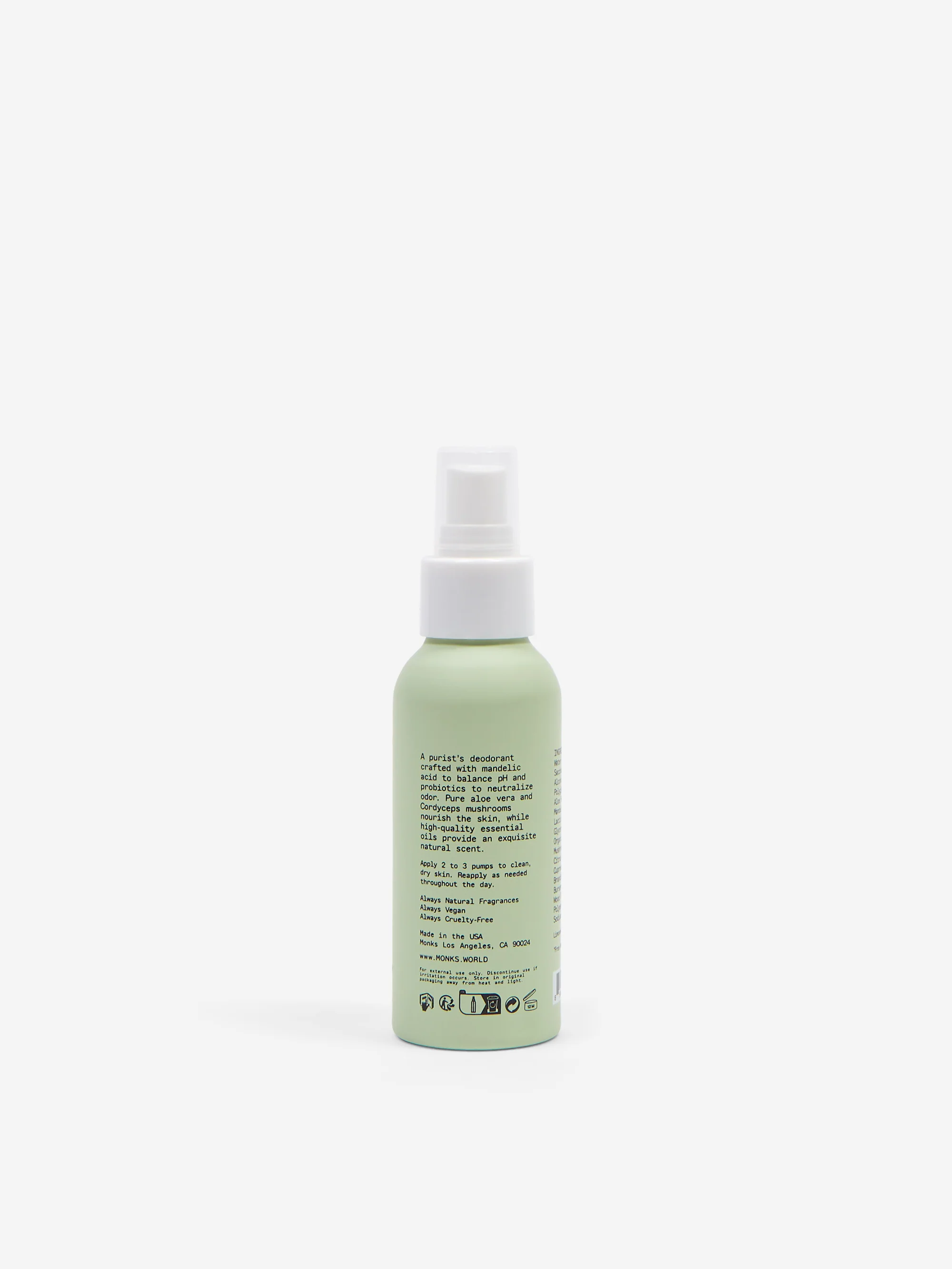 Monks Yuzu Santo Deodorant Spray - Image 2