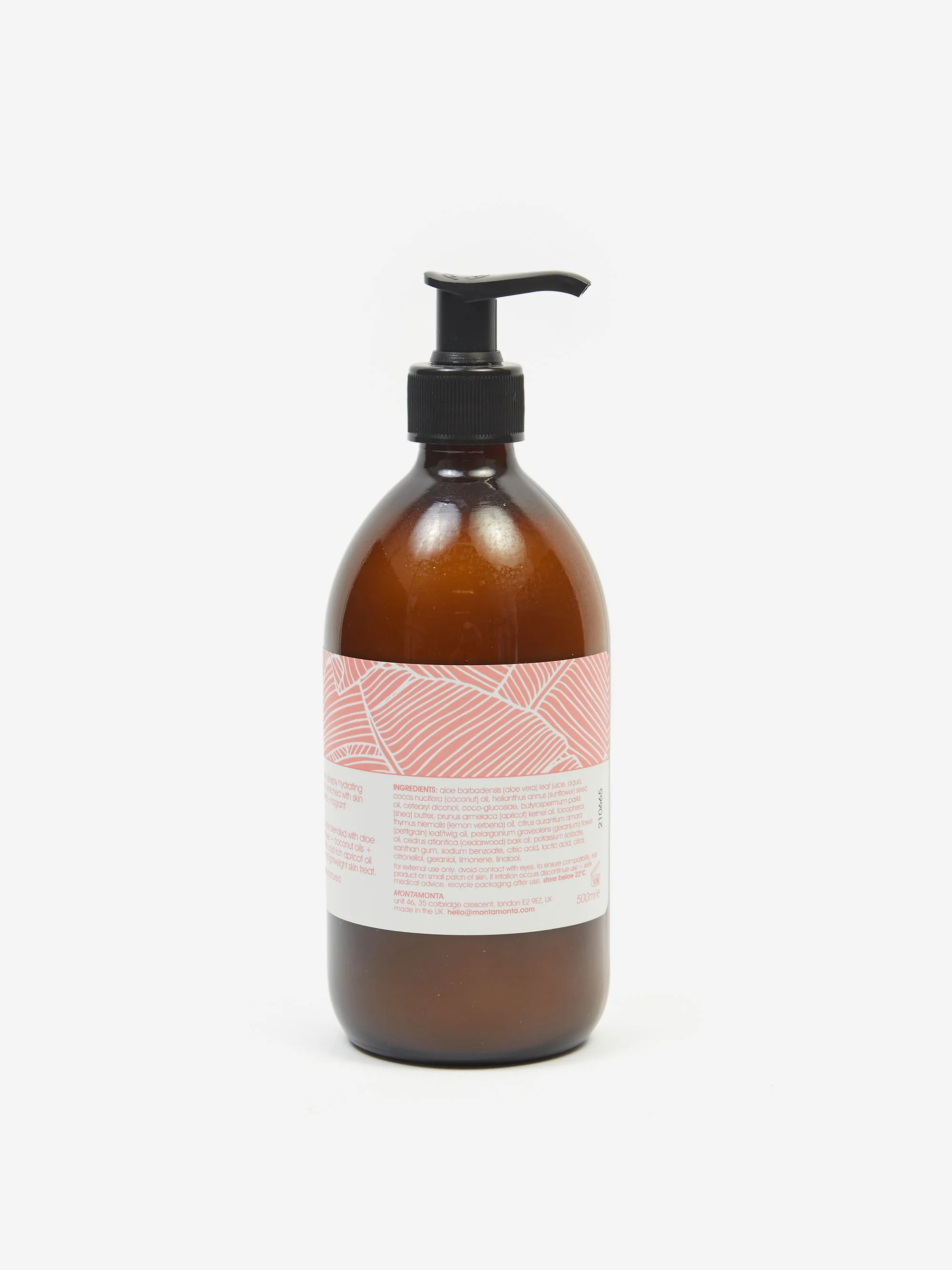 MONTAMONTA Verbena Geranium Cedar Hand + Body Balm 500ml - Image 3