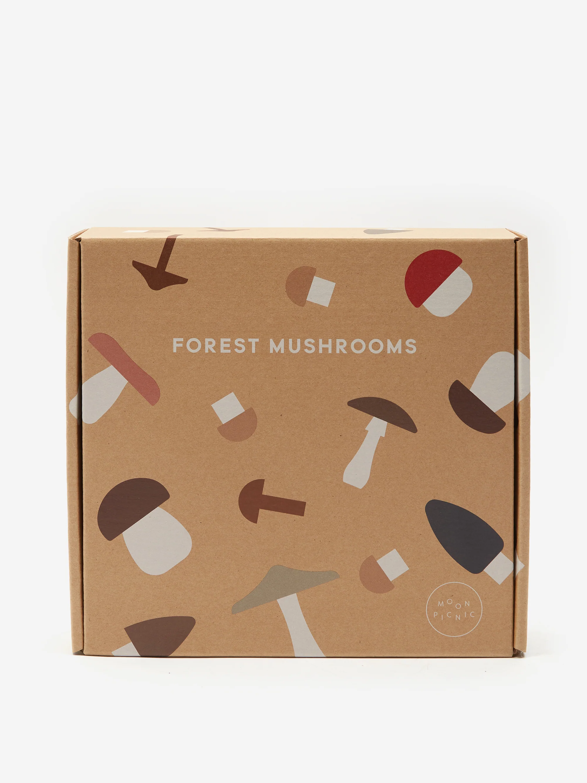 Moon Picnic Wooden Forest Mushrooms Set