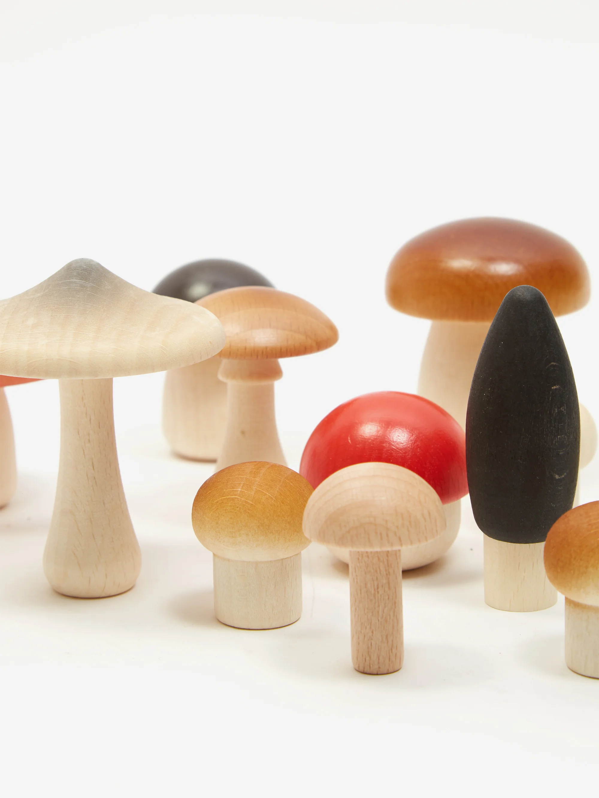Moon Picnic Wooden Forest Mushrooms Set - Image 3
