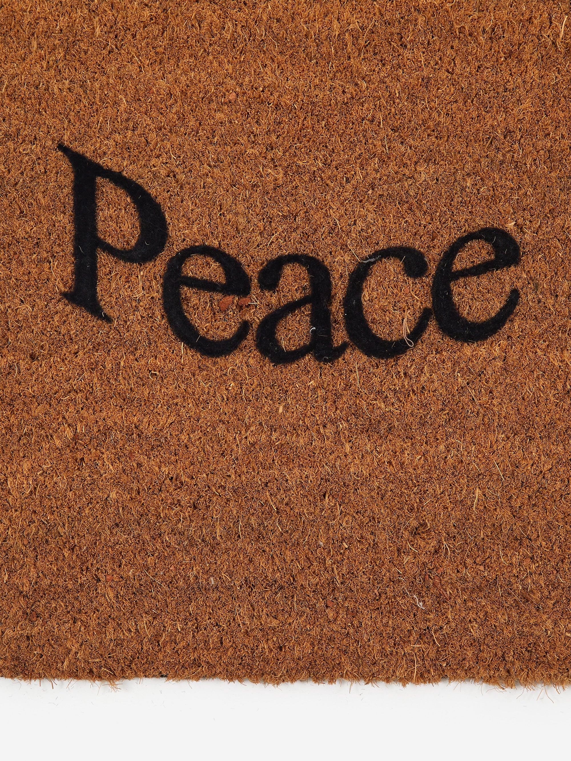 Museum Of Peace and Quiet Wordmark Doormat - Sand - Image 2