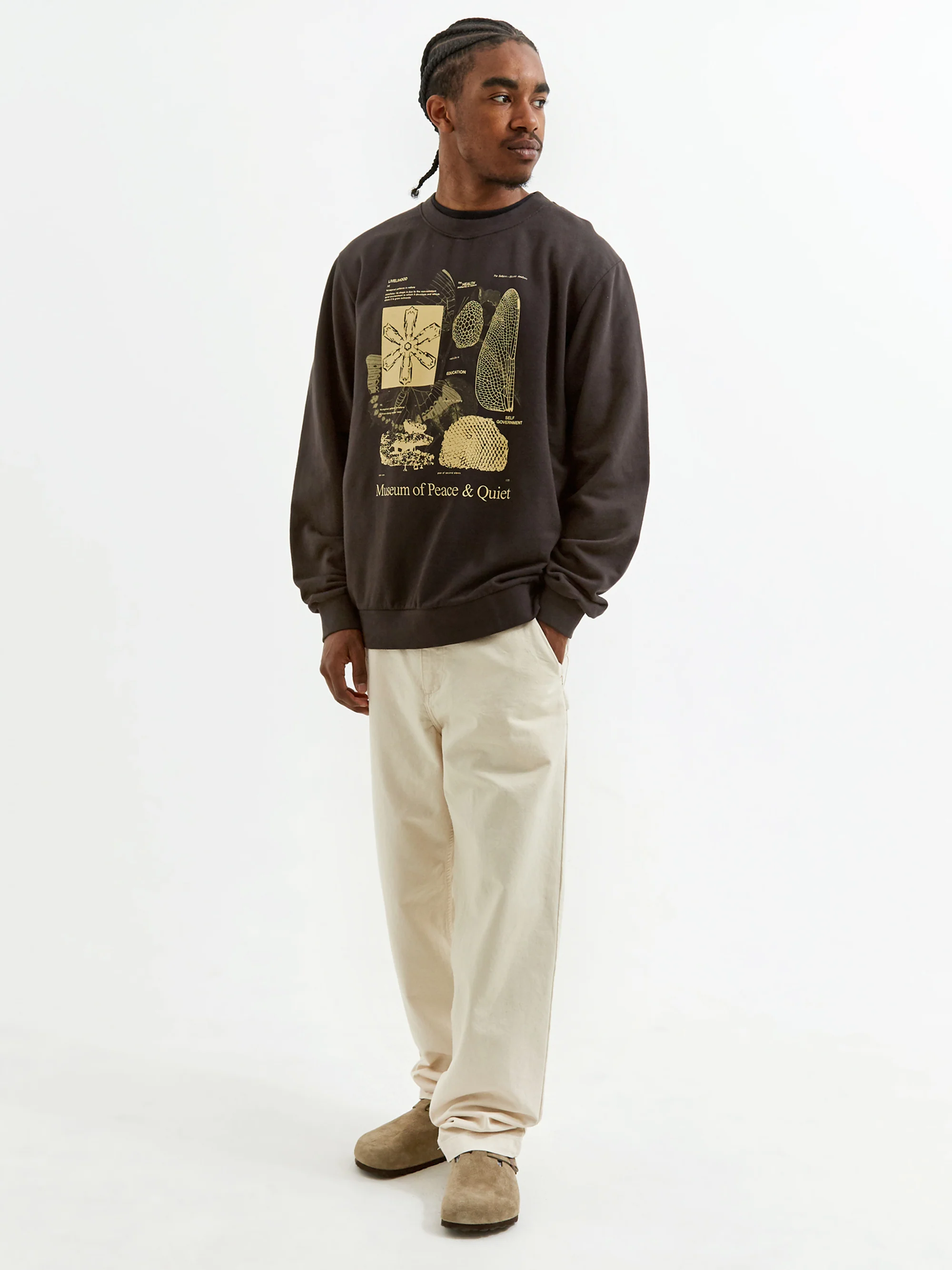Museum Of Peace & Quiet Fibonacci Crewneck - Black - Image 6
