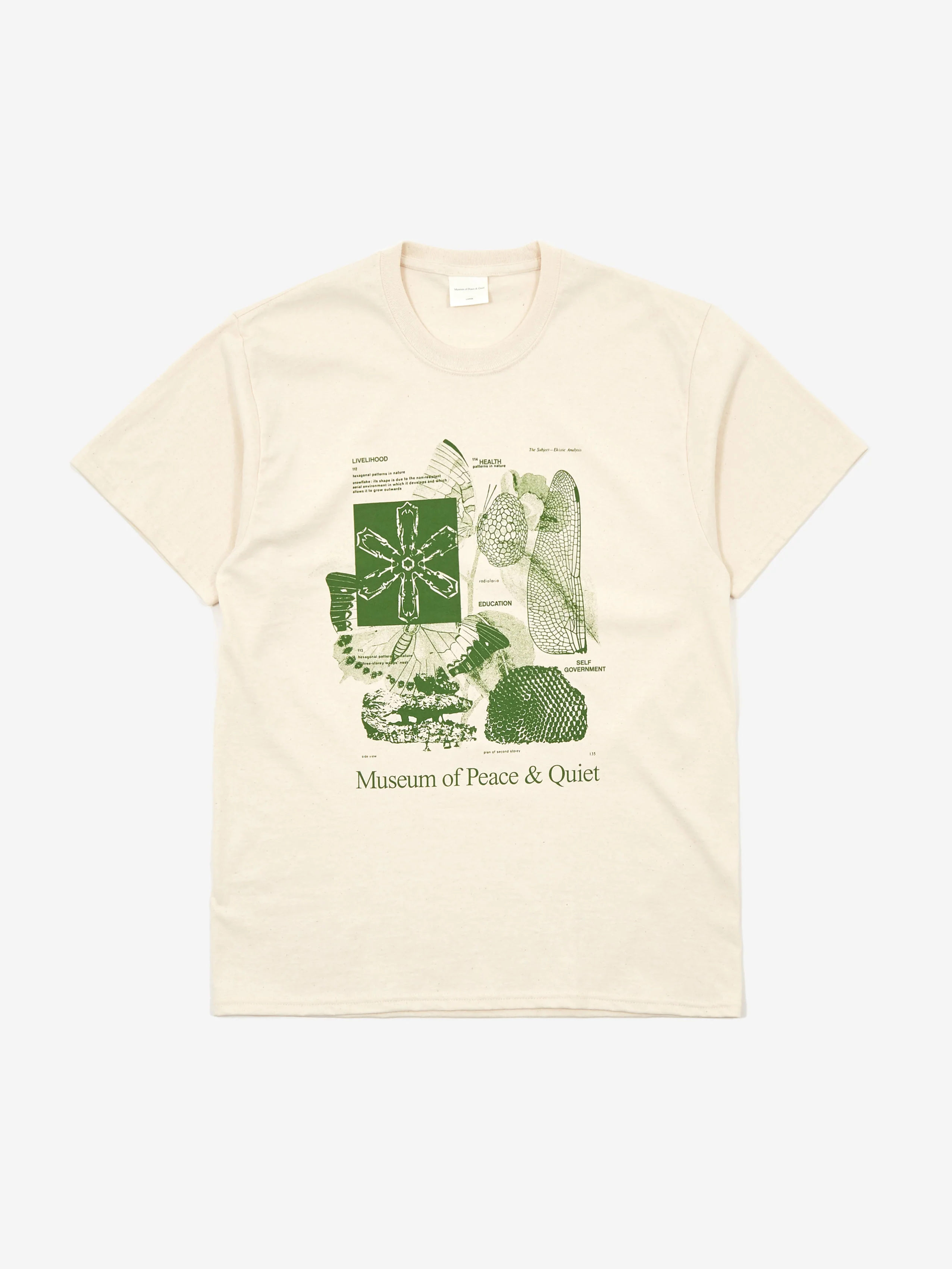 Museum Of Peace & Quiet Fibonacci T-Shirt - Cream