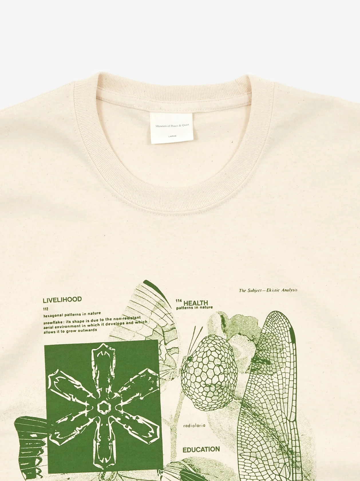 Museum Of Peace & Quiet Fibonacci T-Shirt - Cream - Image 2