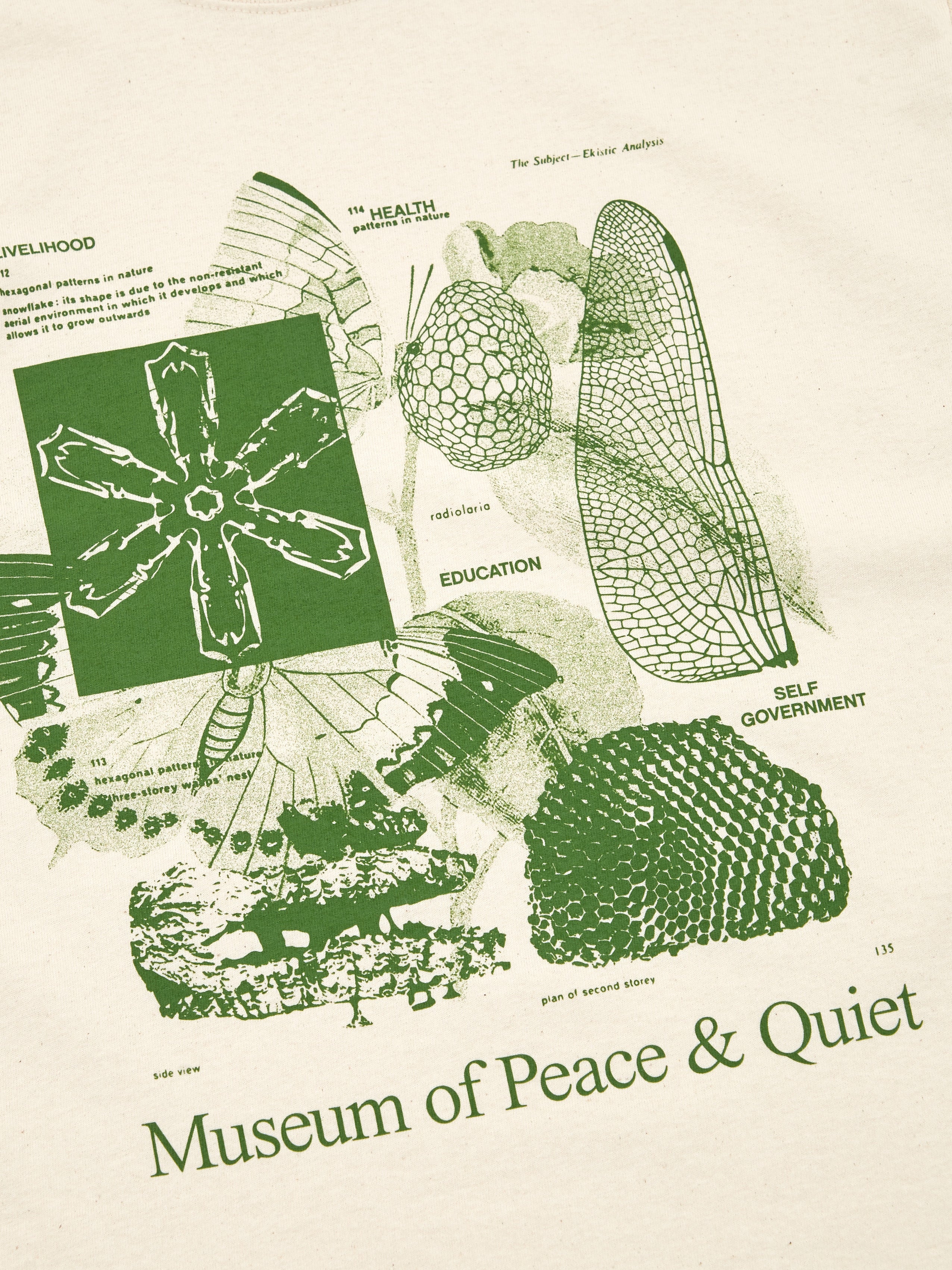 Museum Of Peace & Quiet Fibonacci T-Shirt - Cream - Image 3