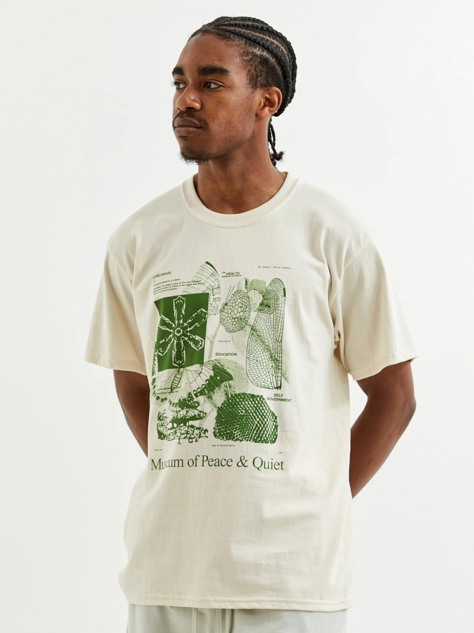 Museum Of Peace & Quiet Fibonacci T-Shirt - Cream - Image 5