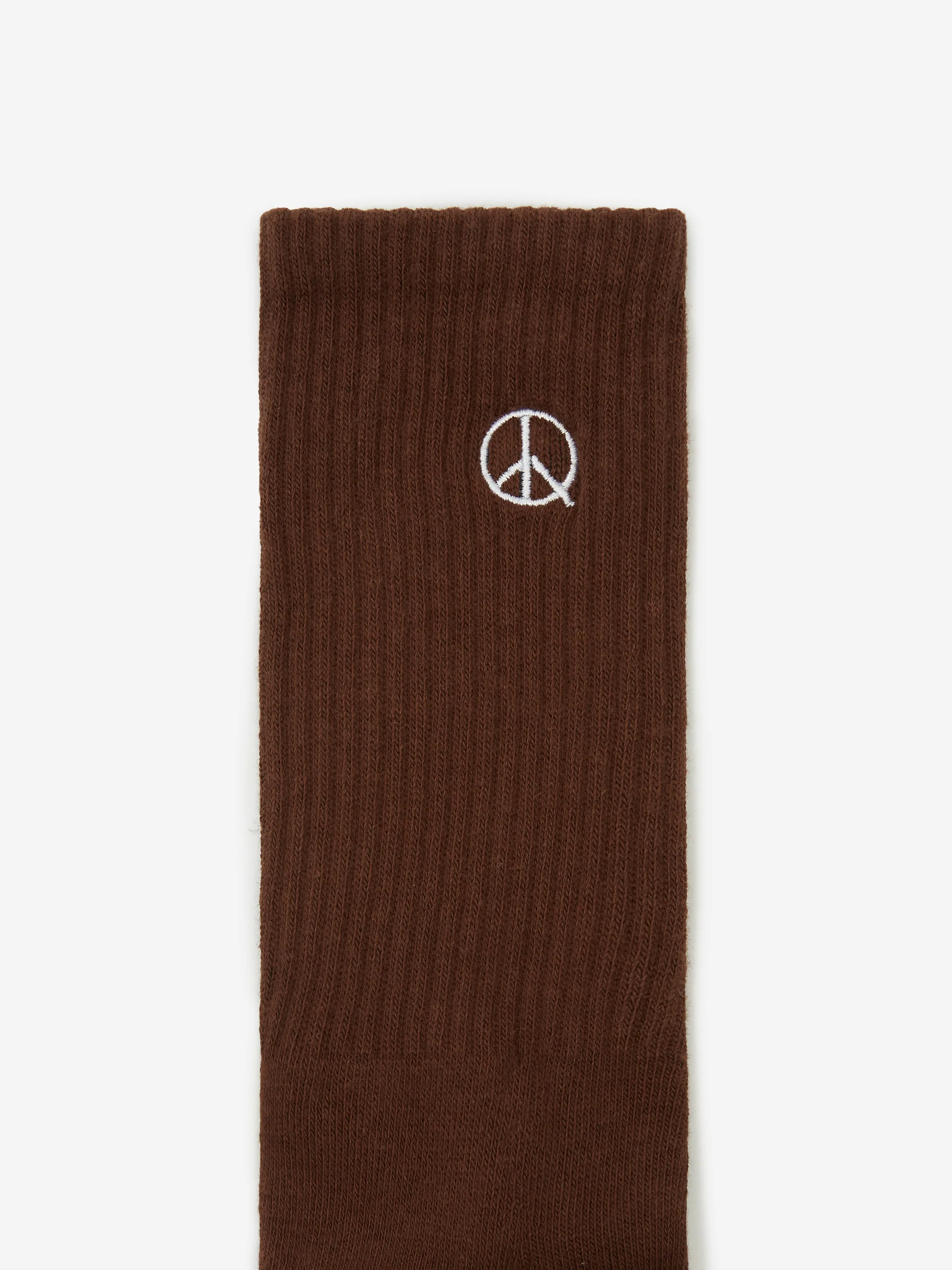 Museum Of Peace & Quiet Icon Socks - Brown - Image 2