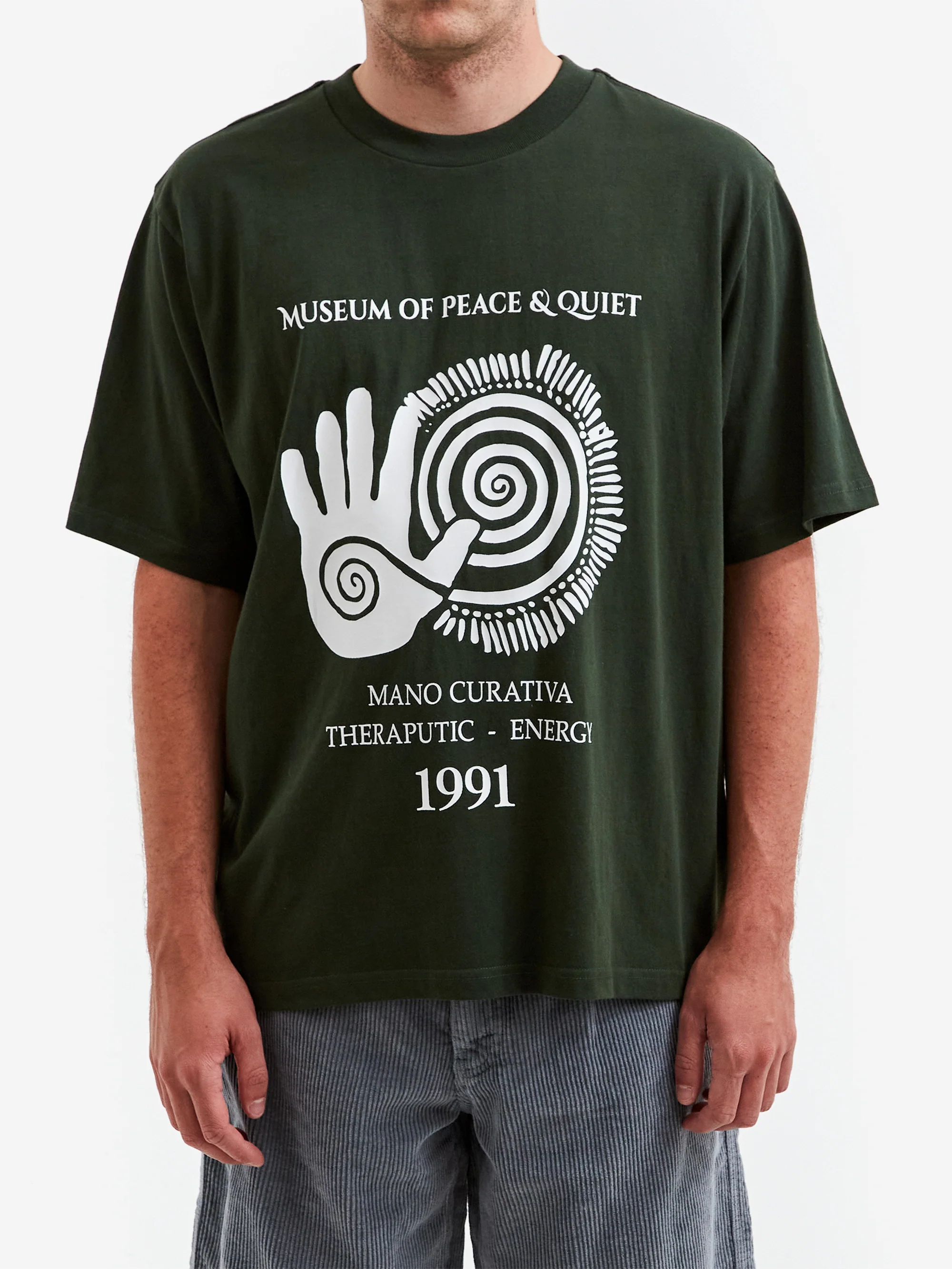 Museum Of Peace & Quiet Mano Curativa T-Shirt - Forest - Image 2