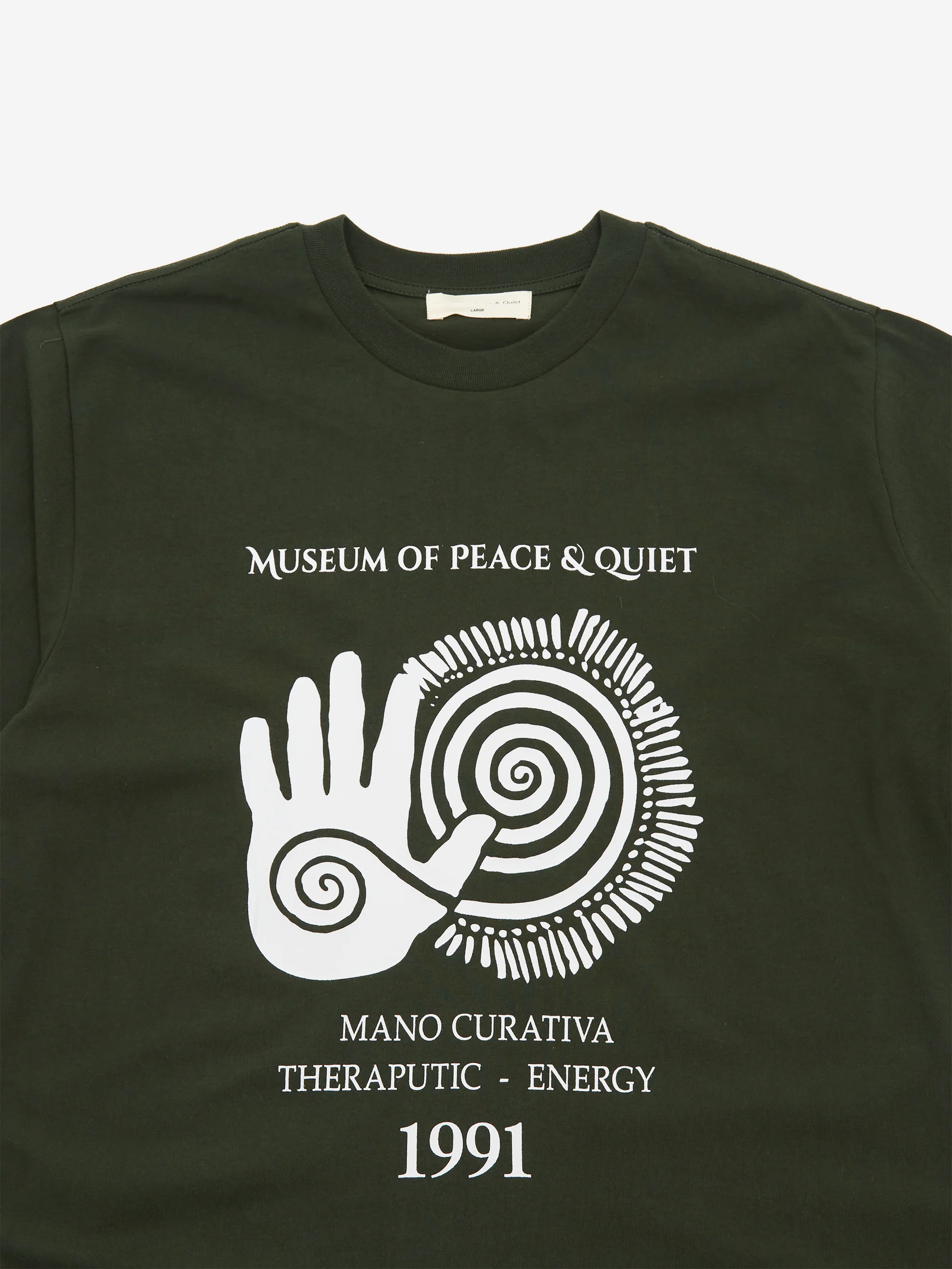 Museum Of Peace & Quiet Mano Curativa T-Shirt - Forest - Image 3
