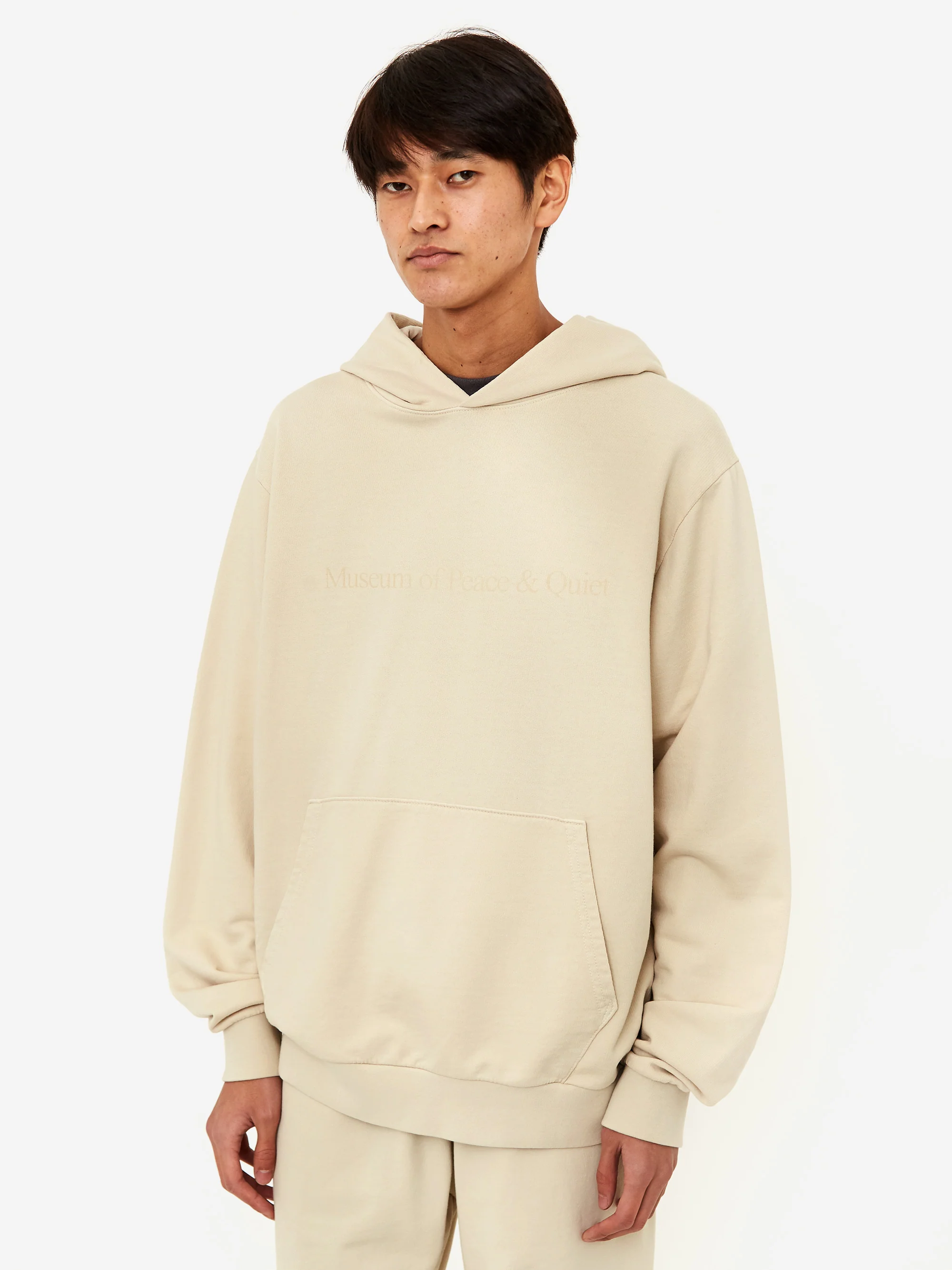 Museum Of Peace & Quiet MOPQ Hoodie - Cream - Image 5