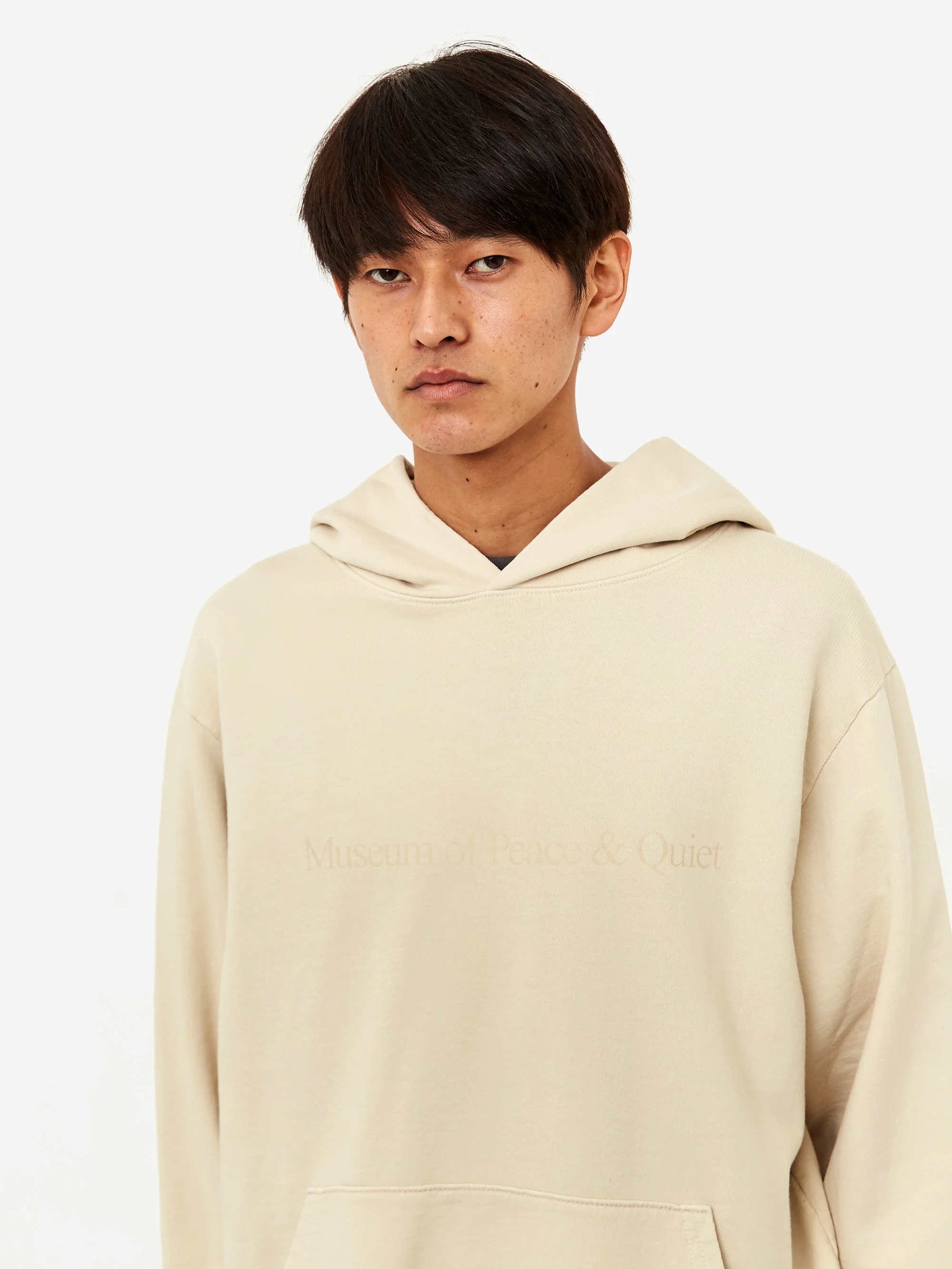 Museum Of Peace & Quiet MOPQ Hoodie - Cream - Image 6