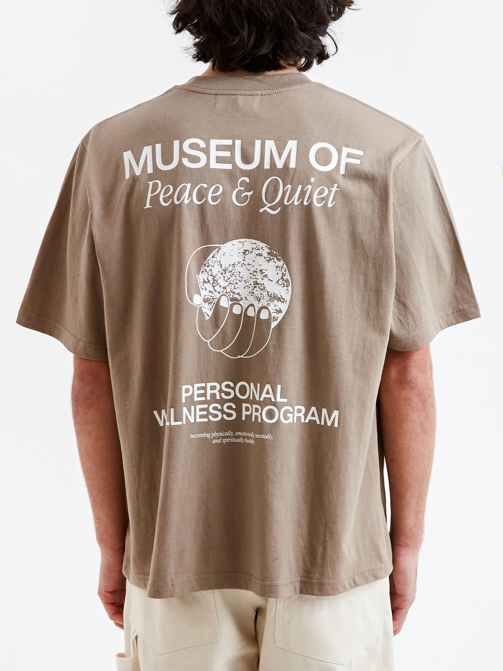 Museum Of Peace & Quiet Wellness Program T-Shirt - Coffee - Image 2
