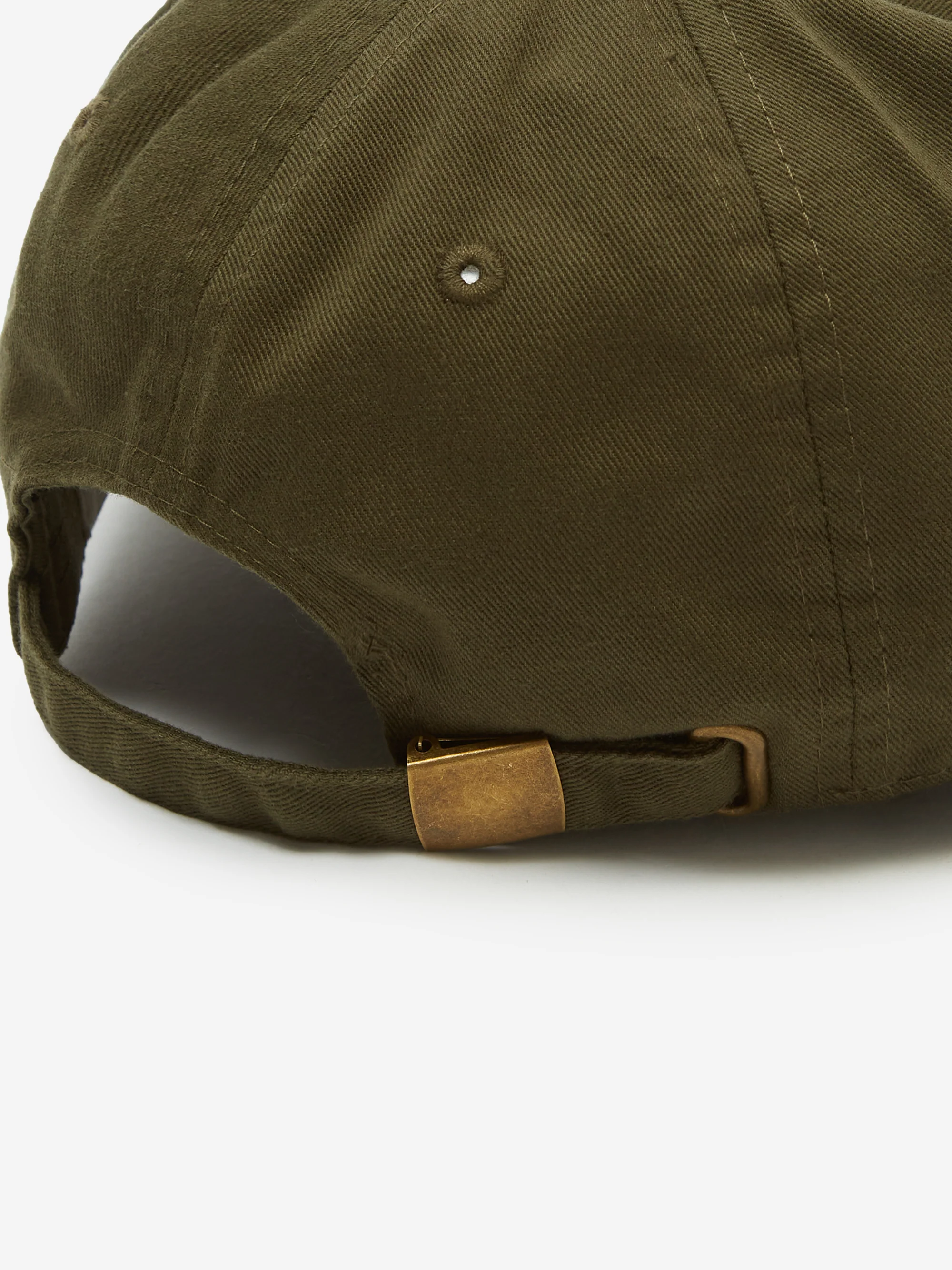 Museum Of Peace & Quiet Wordmark Dad Hat - Olive - Image 4