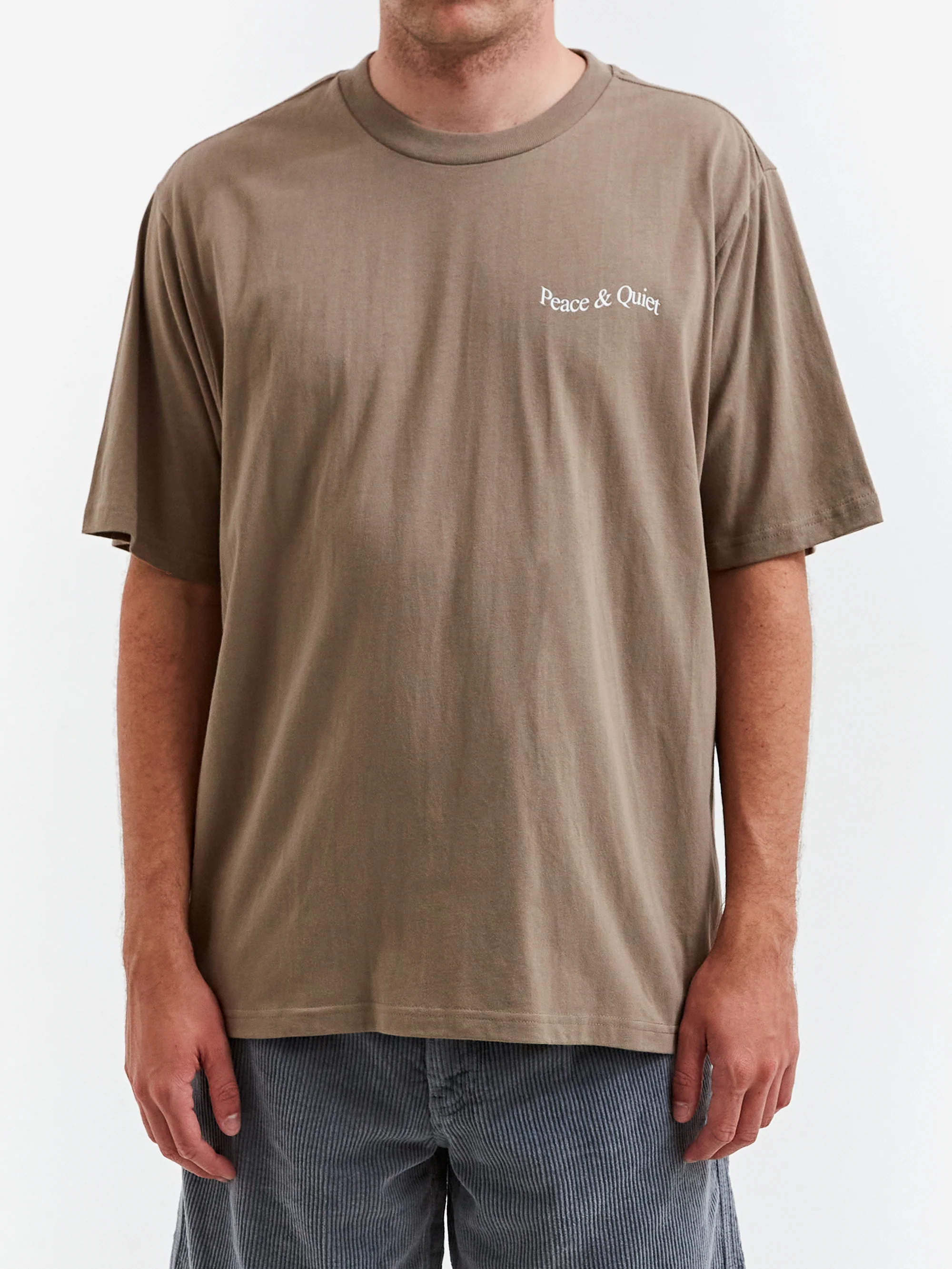 Museum Of Peace & Quiet Wordmark T-Shirt - Clay - Image 2