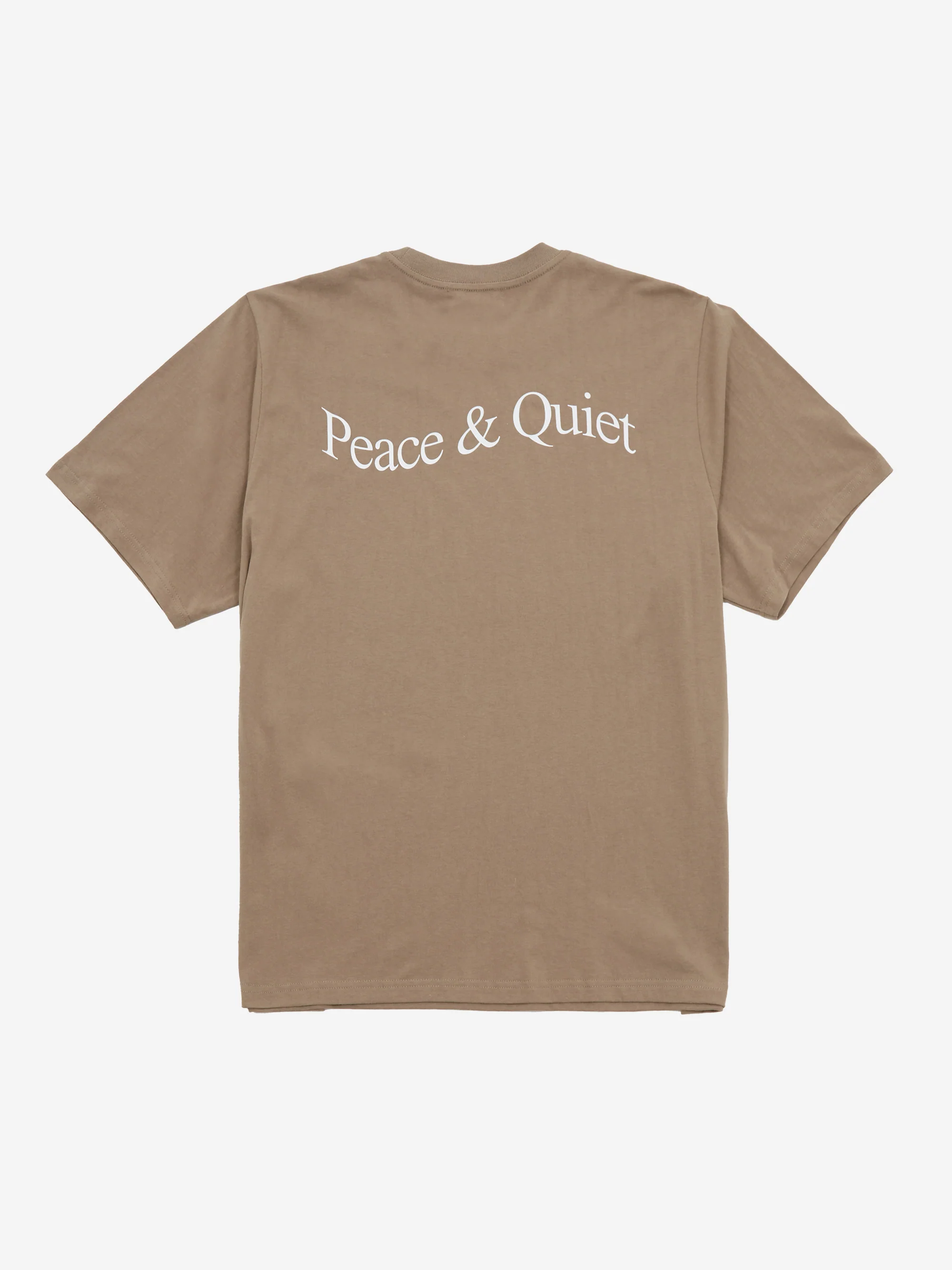 Museum Of Peace & Quiet Wordmark T-Shirt - Clay - Image 4