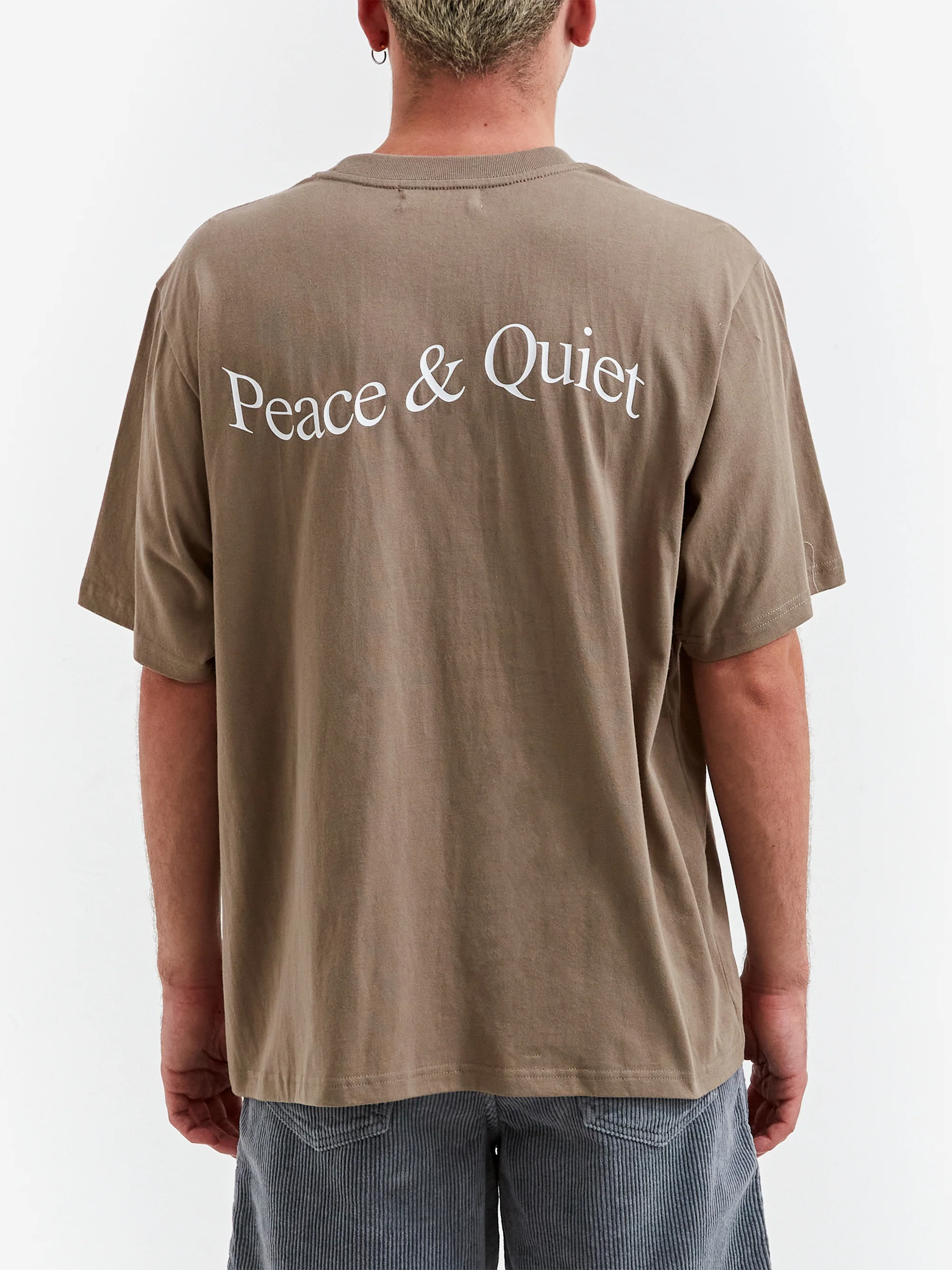 Museum Of Peace & Quiet Wordmark T-Shirt - Clay - Image 6