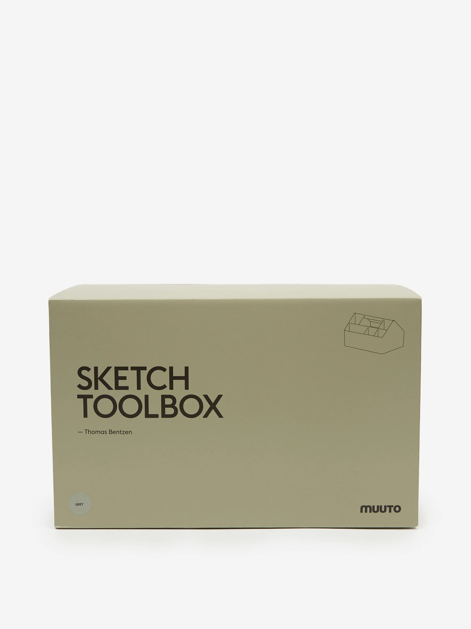 Muuto Sketch Toolbox by Thomas Bentzen - Grey - Image 5