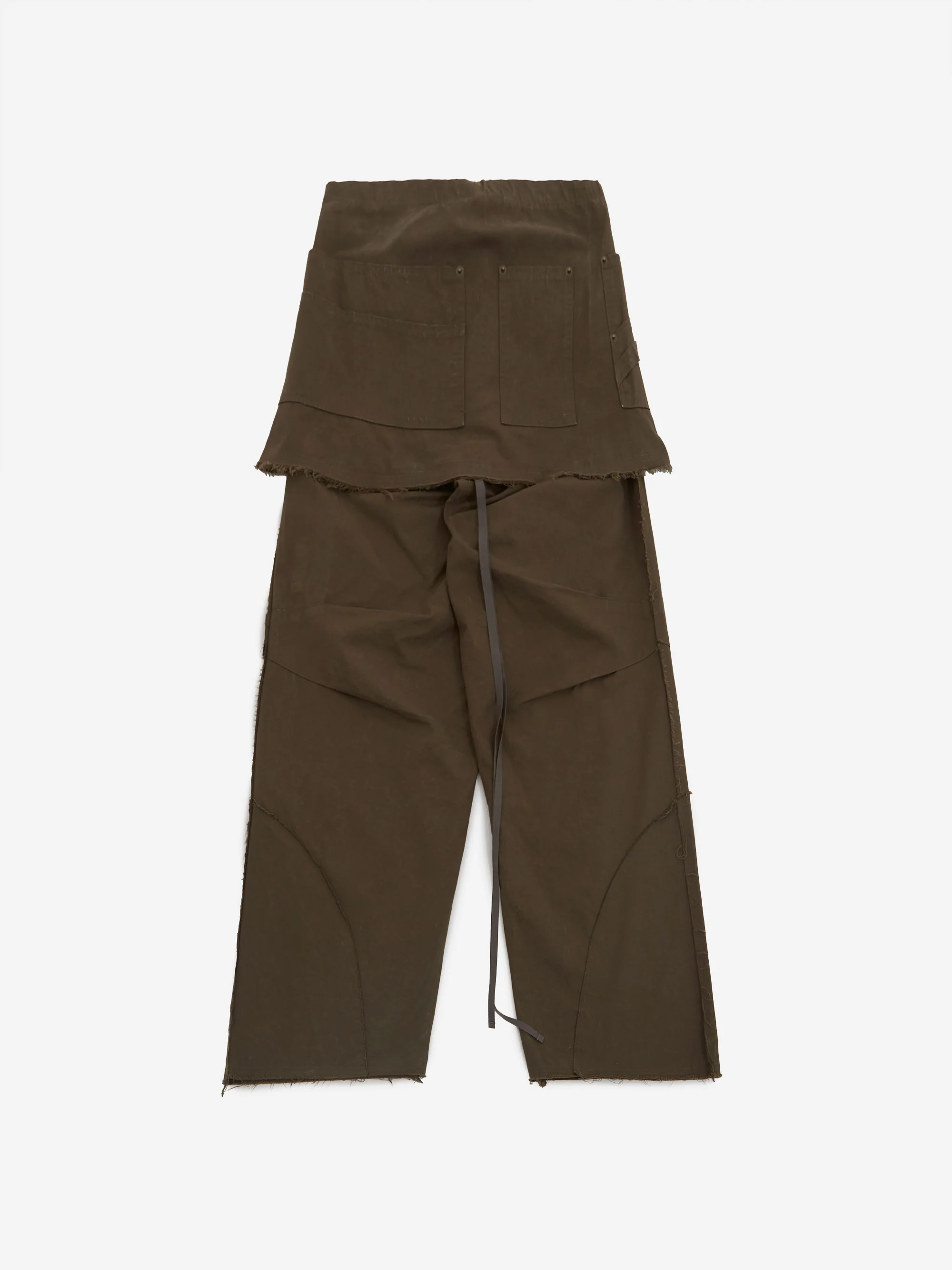 NACHE 2-Piece Pocket Skirt Pants - Khaki - Image 5