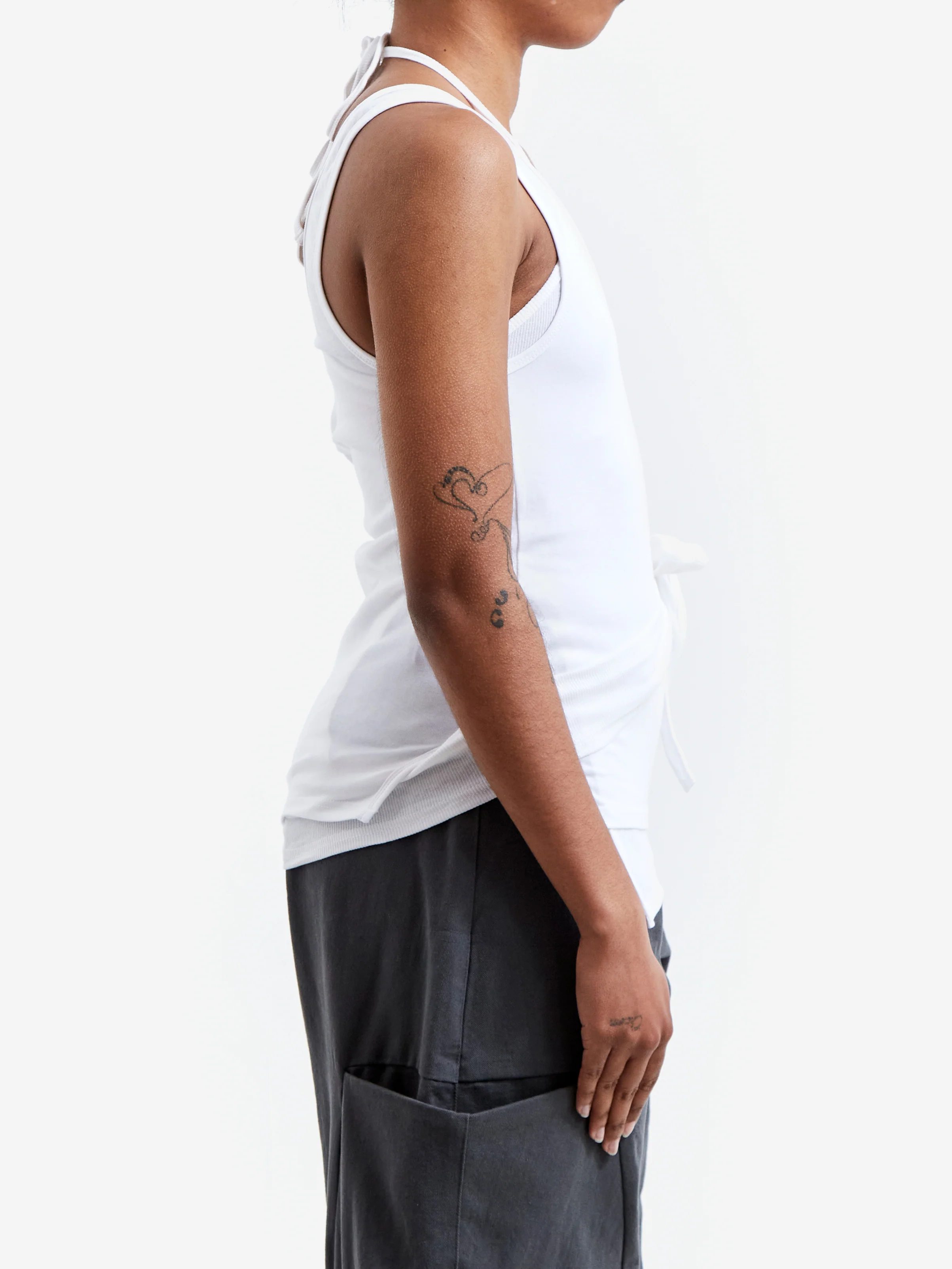 NACHE Multiway Layered Sleeveless Top - White - Image 2