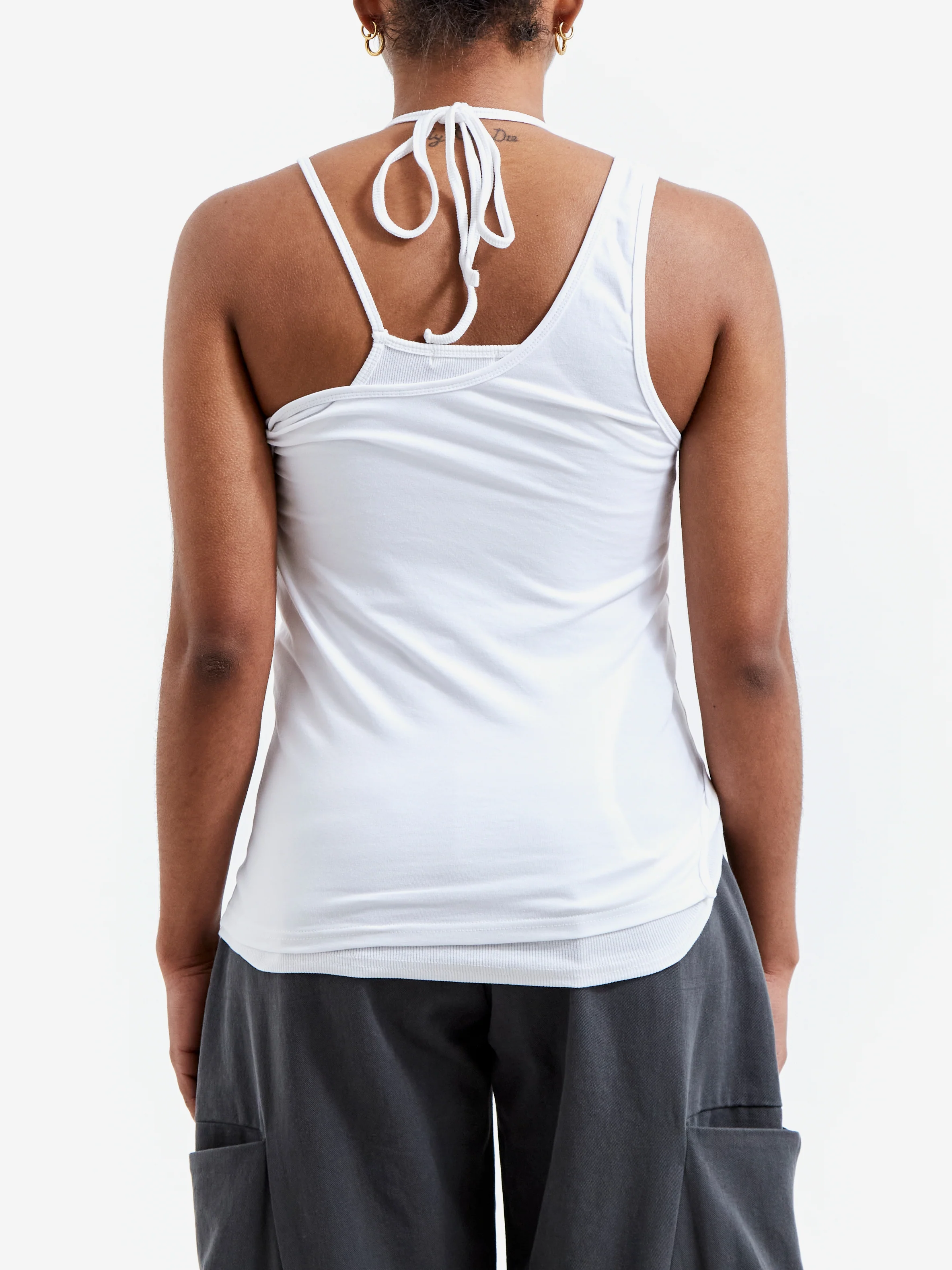 NACHE Multiway Layered Sleeveless Top - White - Image 3