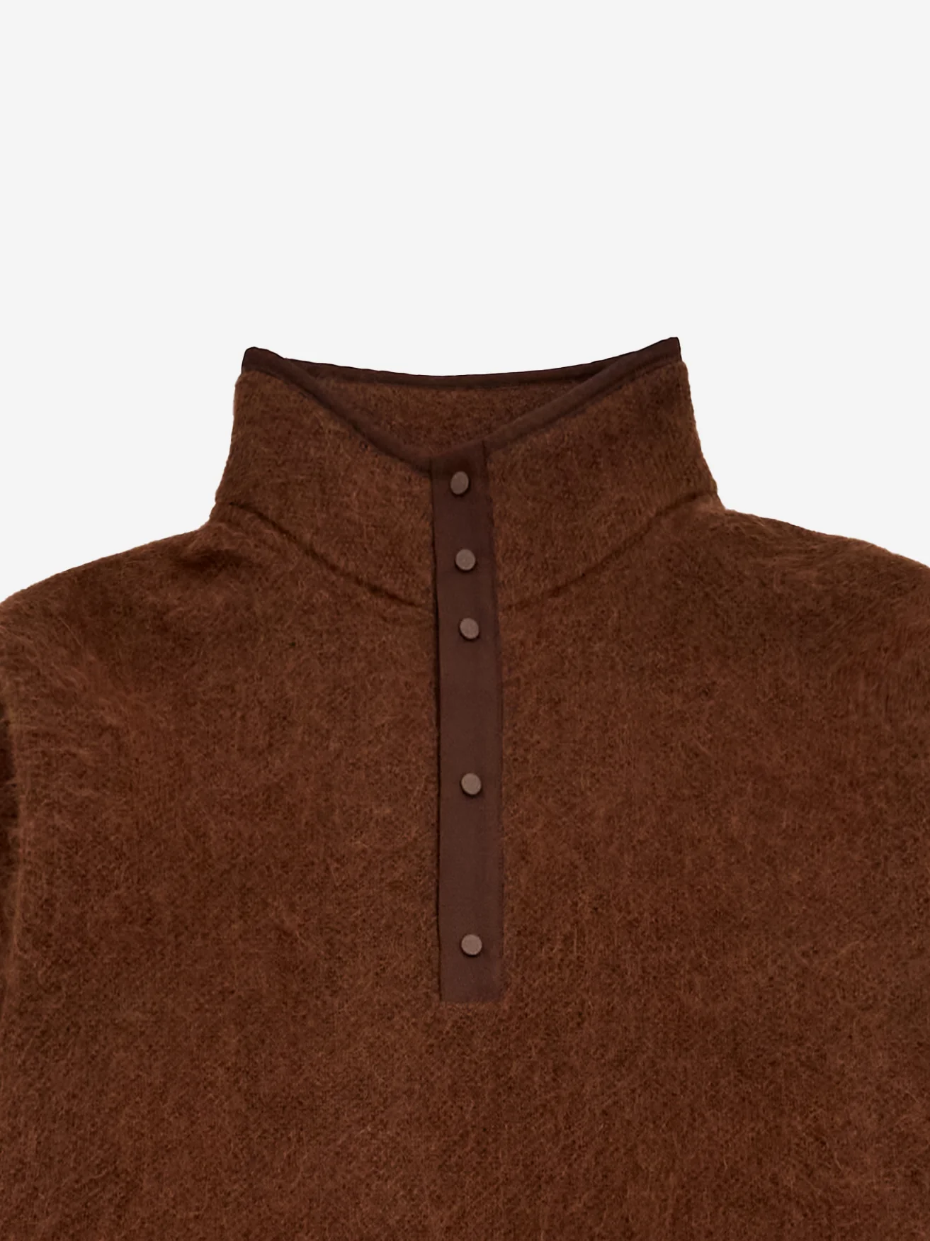 Nanamica Pullover Mohair Sweater - Brown - Image 3