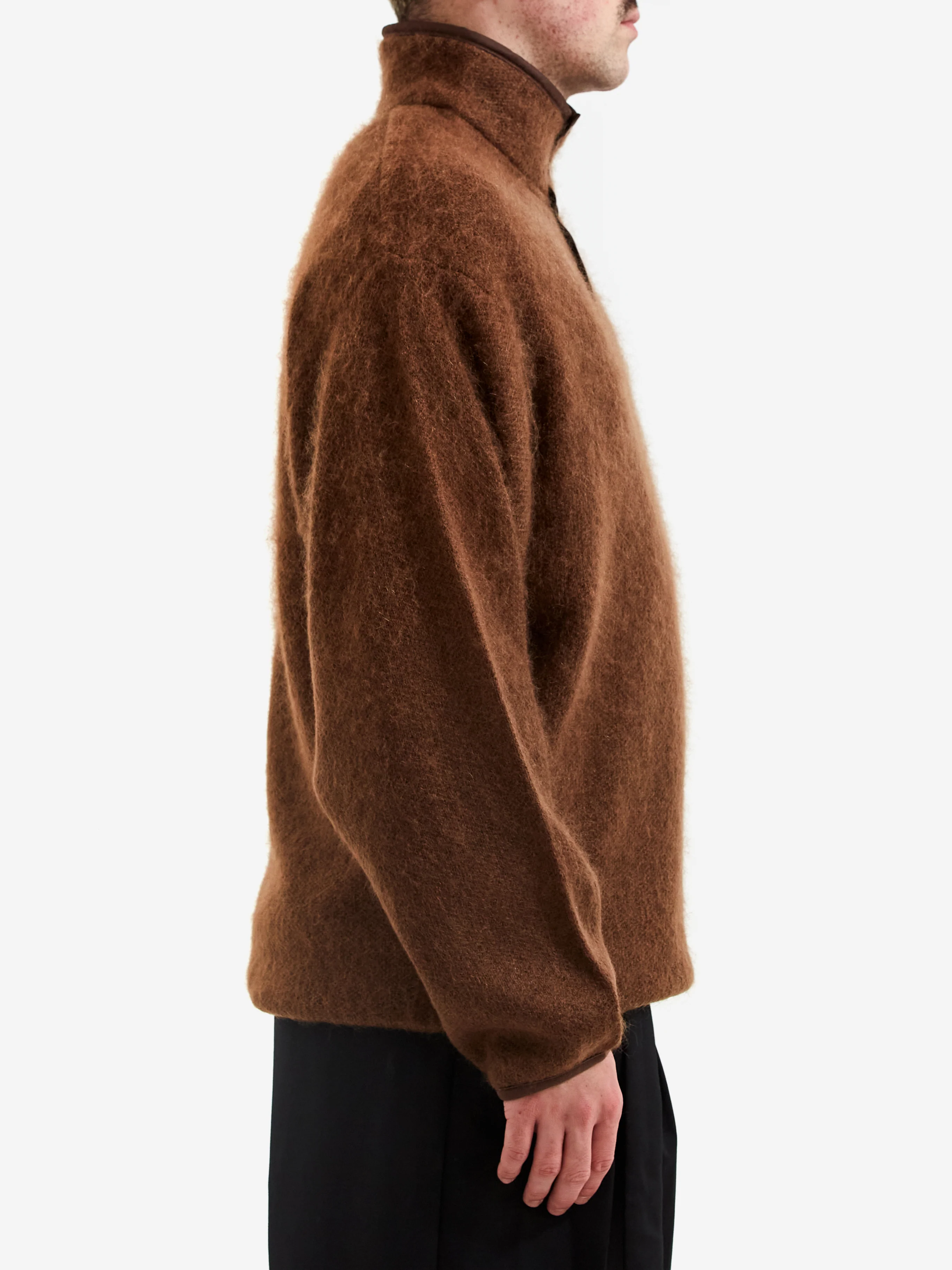 Nanamica Pullover Mohair Sweater - Brown - Image 5