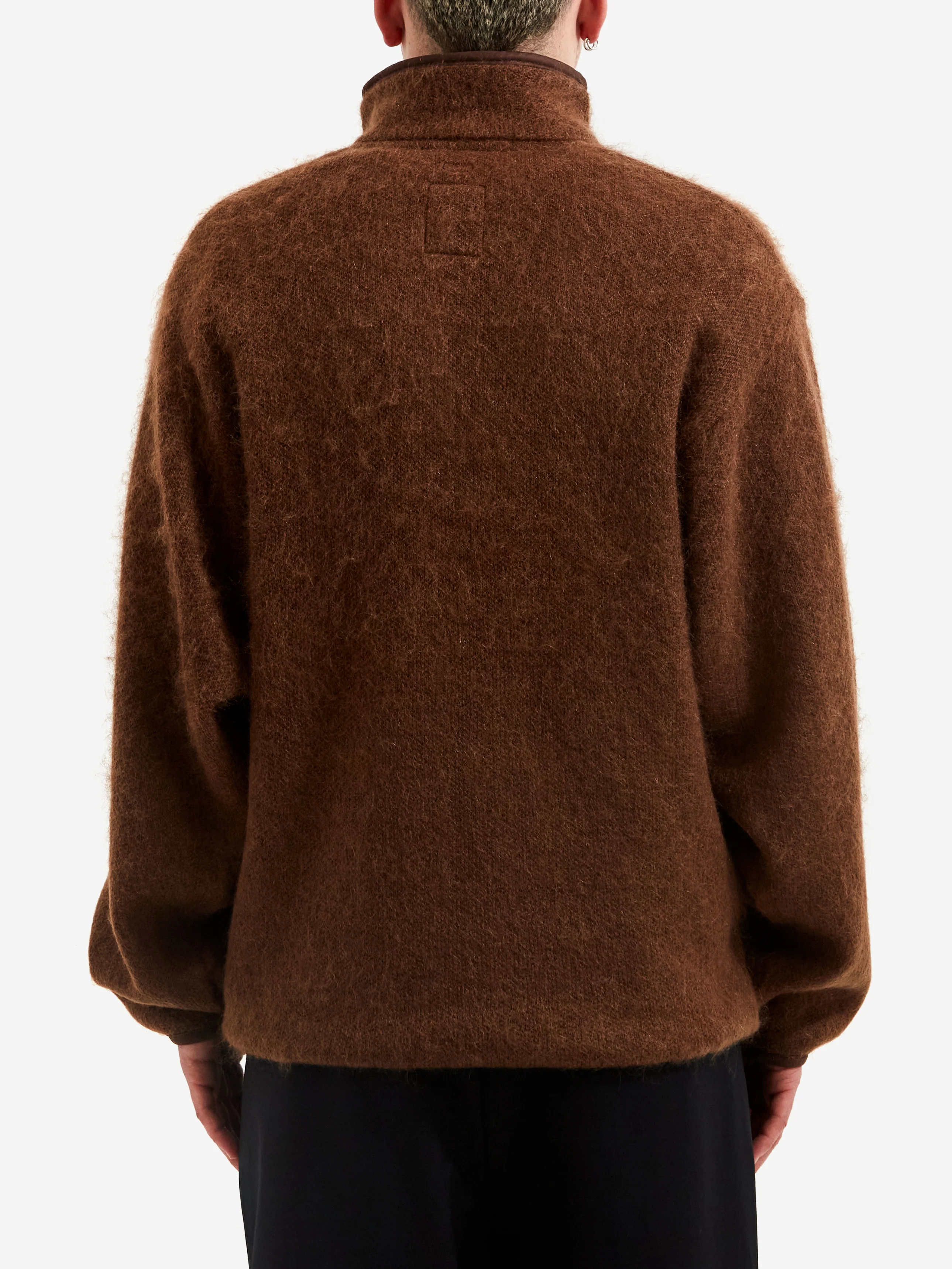 Nanamica Pullover Mohair Sweater - Brown - Image 6