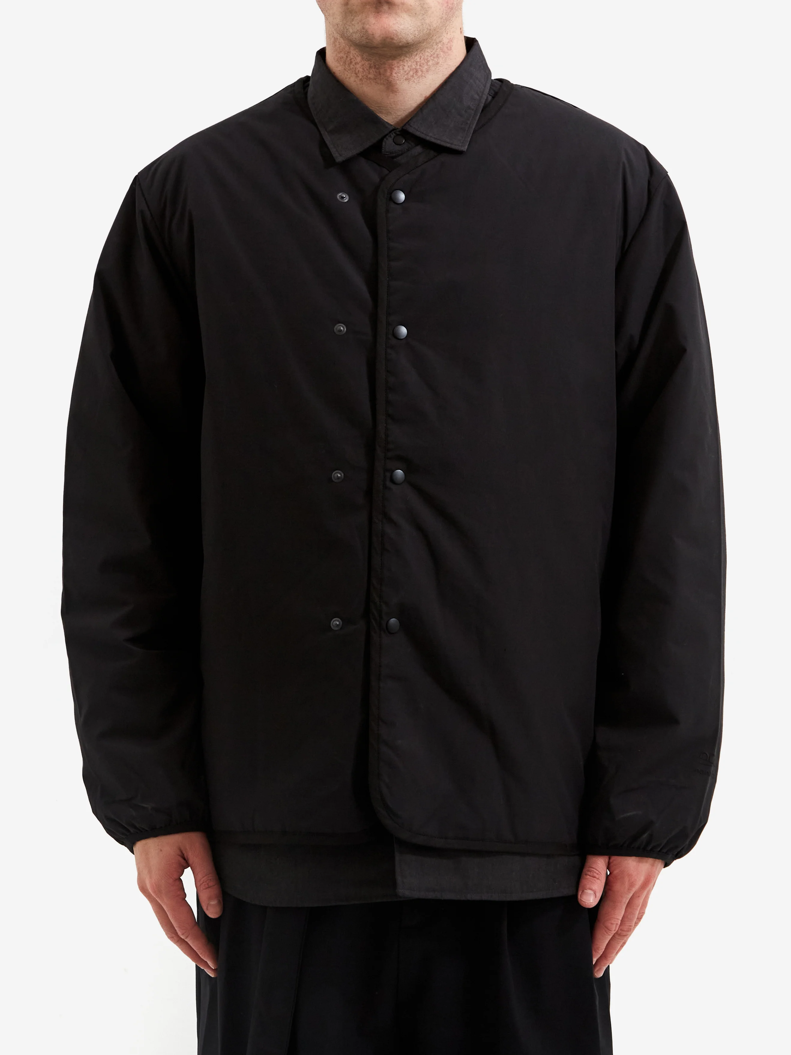 Nanamica Reversible Down Cardigan - Charcoal - Image 5