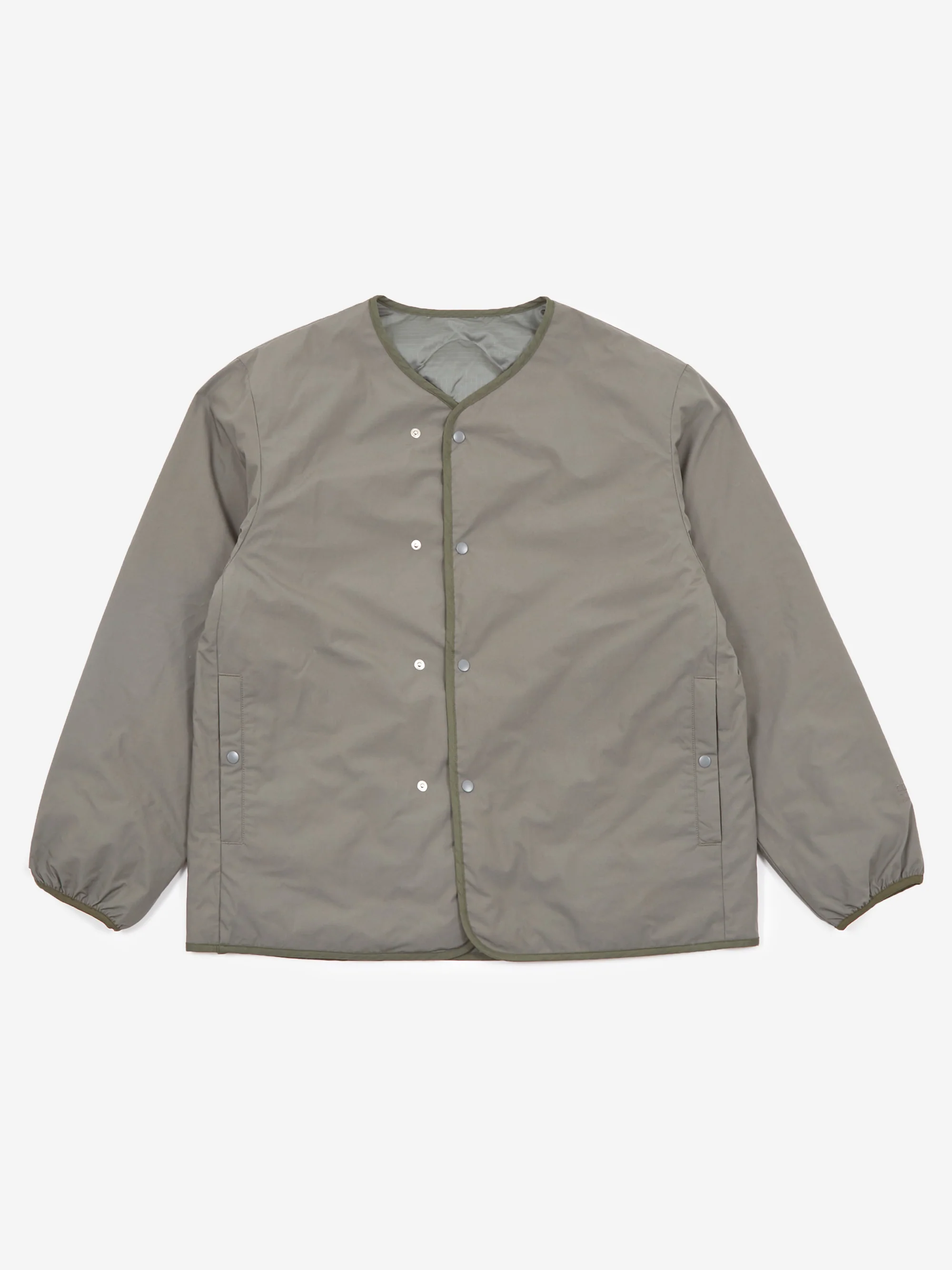 Nanamica Reversible Down Cardigan - Sage Green - Image 6