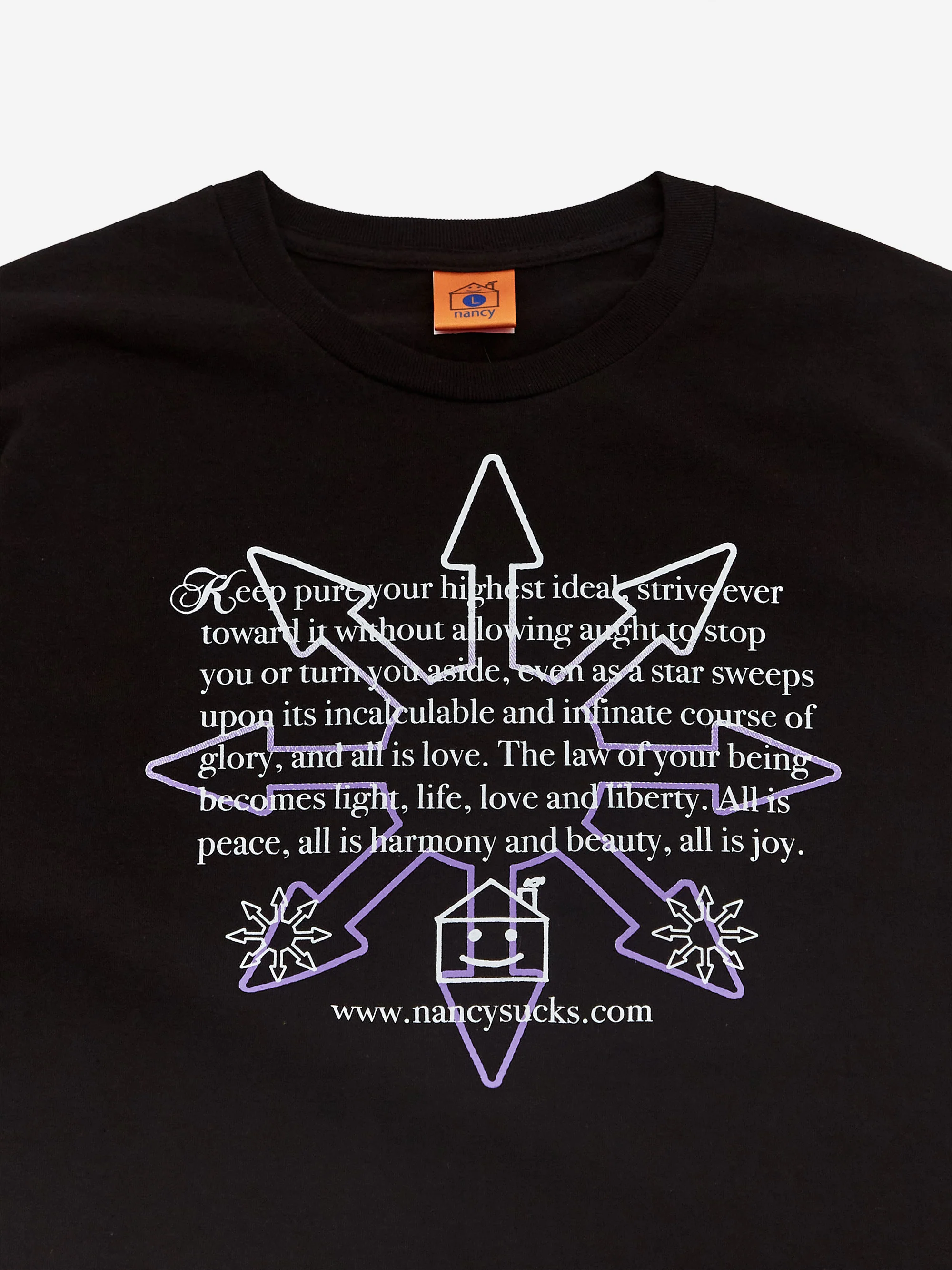 Nancy All Is Joy T-Shirt - Black - Image 3