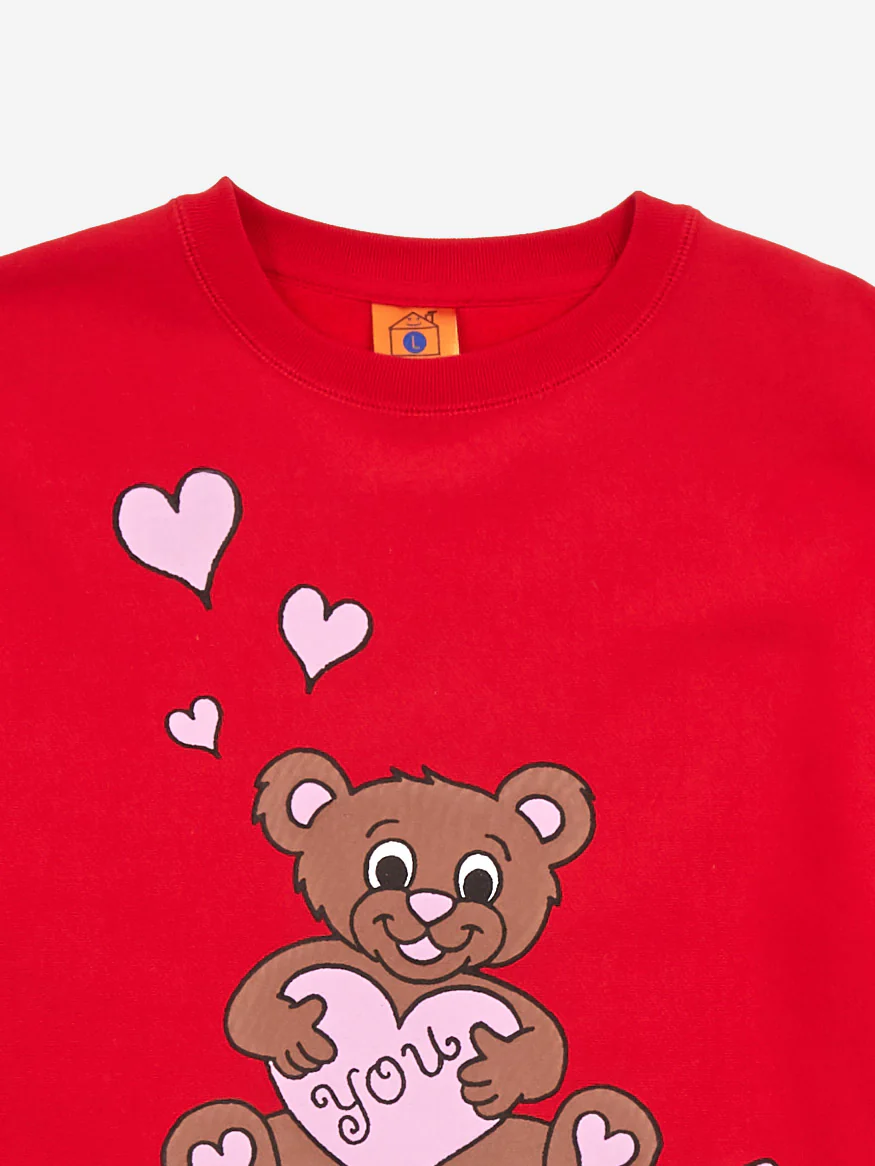Nancy Call Me Crewneck - Red - Image 2