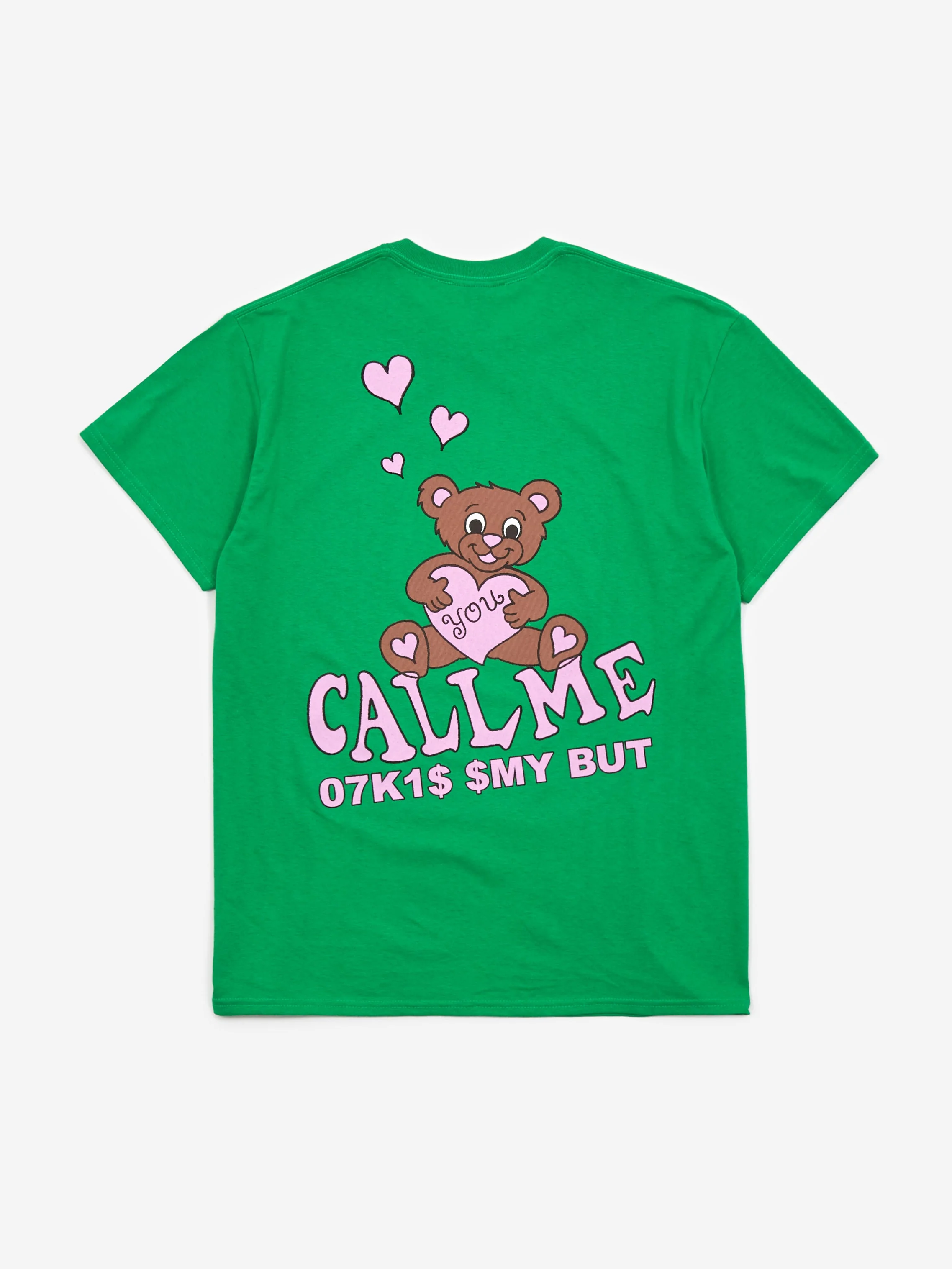 Nancy Call Me Short Sleeve T-Shirt - Kelly Green