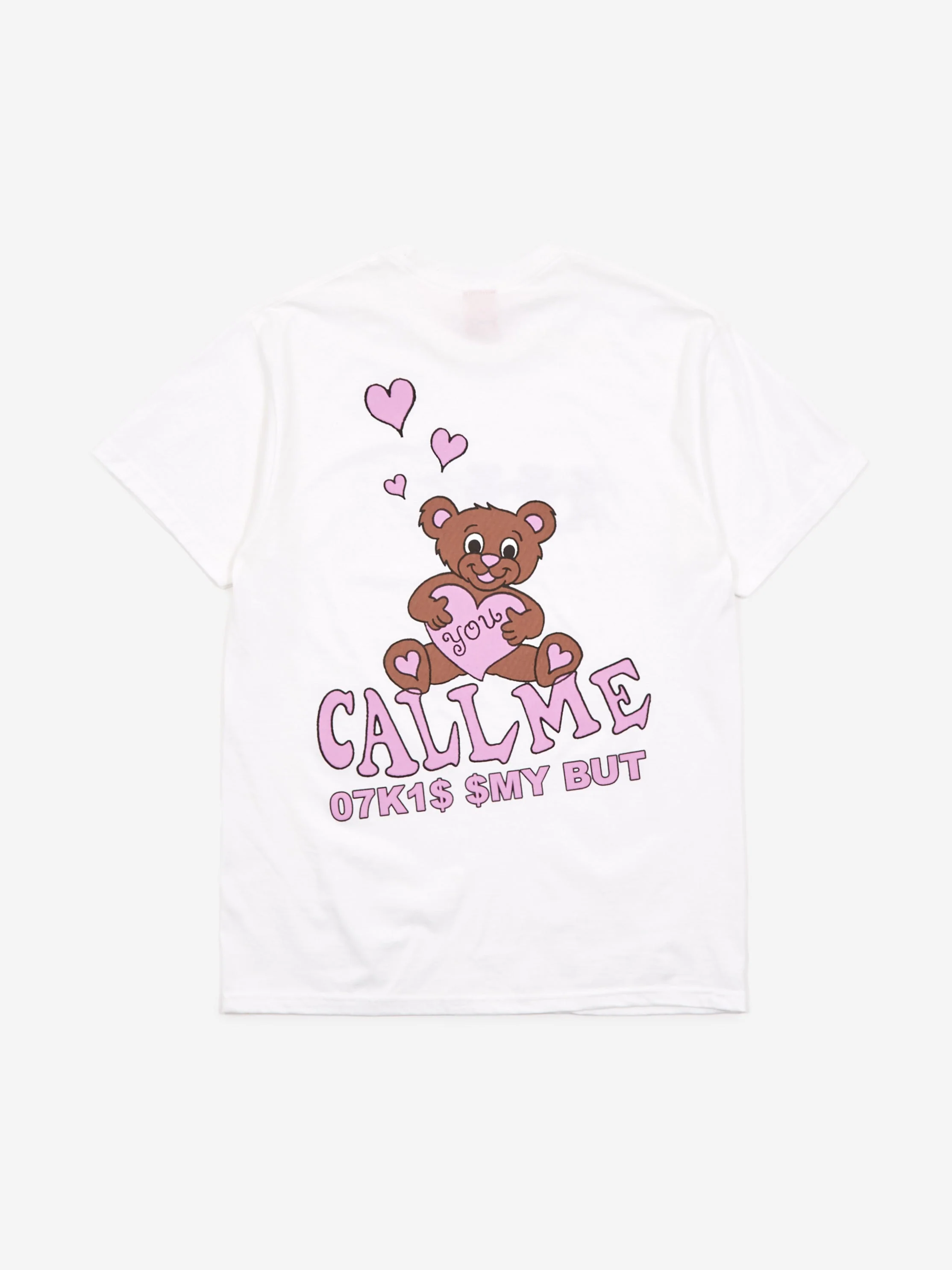 Nancy Call Me Short Sleeve T-Shirt W - White - Image 3