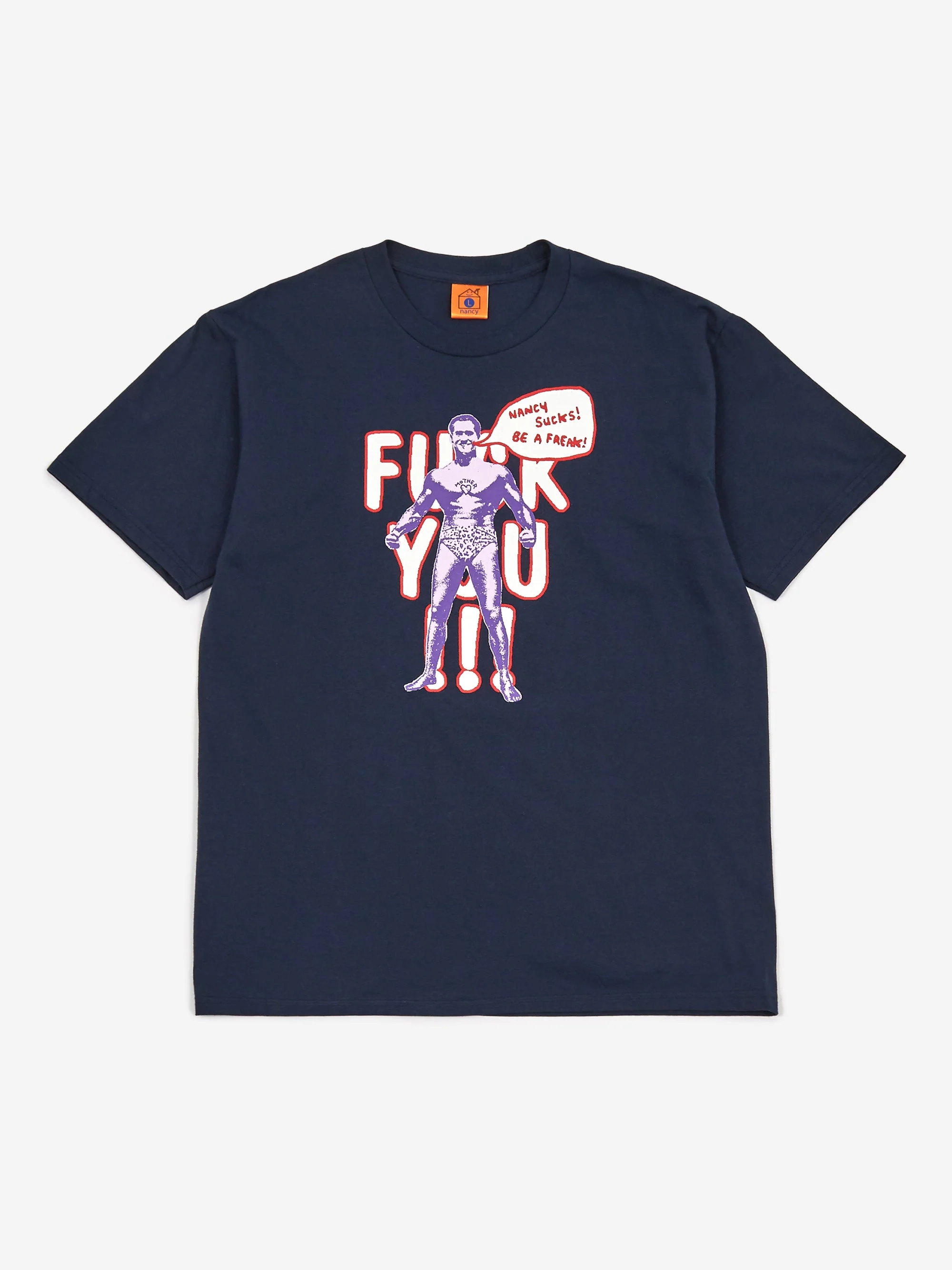 Nancy Nancy Man Short Sleeve T-Shirt - Navy - Image 2