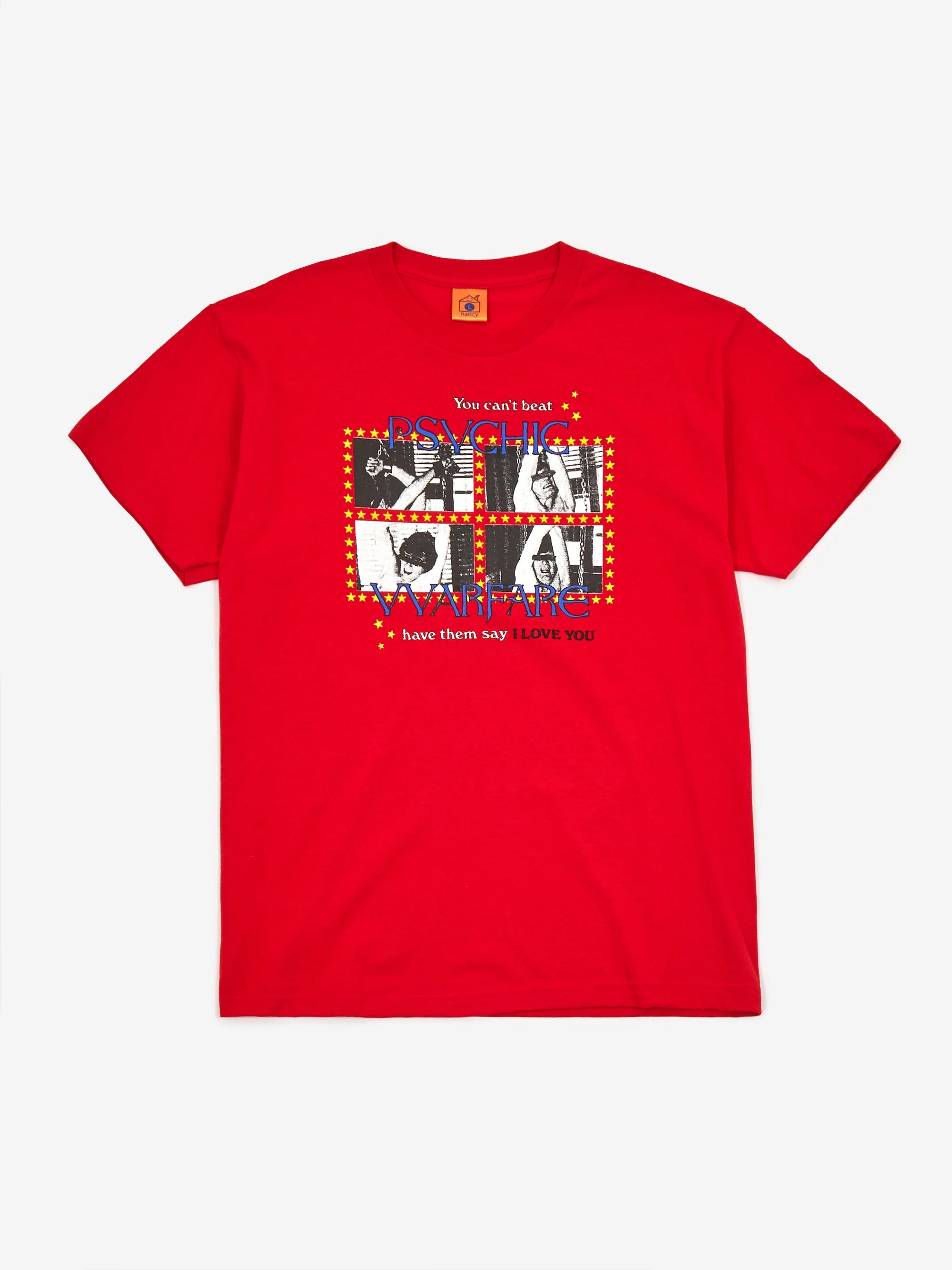 Nancy Psychic Warefare Short Sleeve T-Shirt - Red