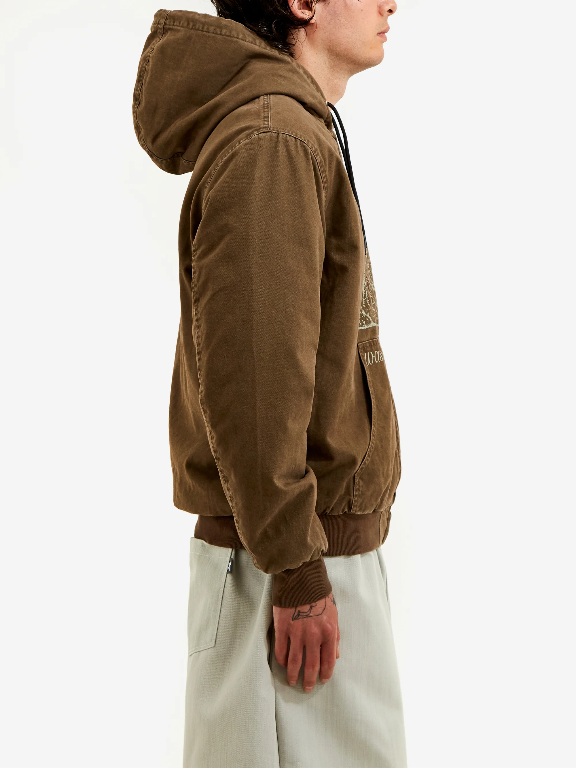 Natra Studios Bear Workwear Jacket - Brown - Image 7