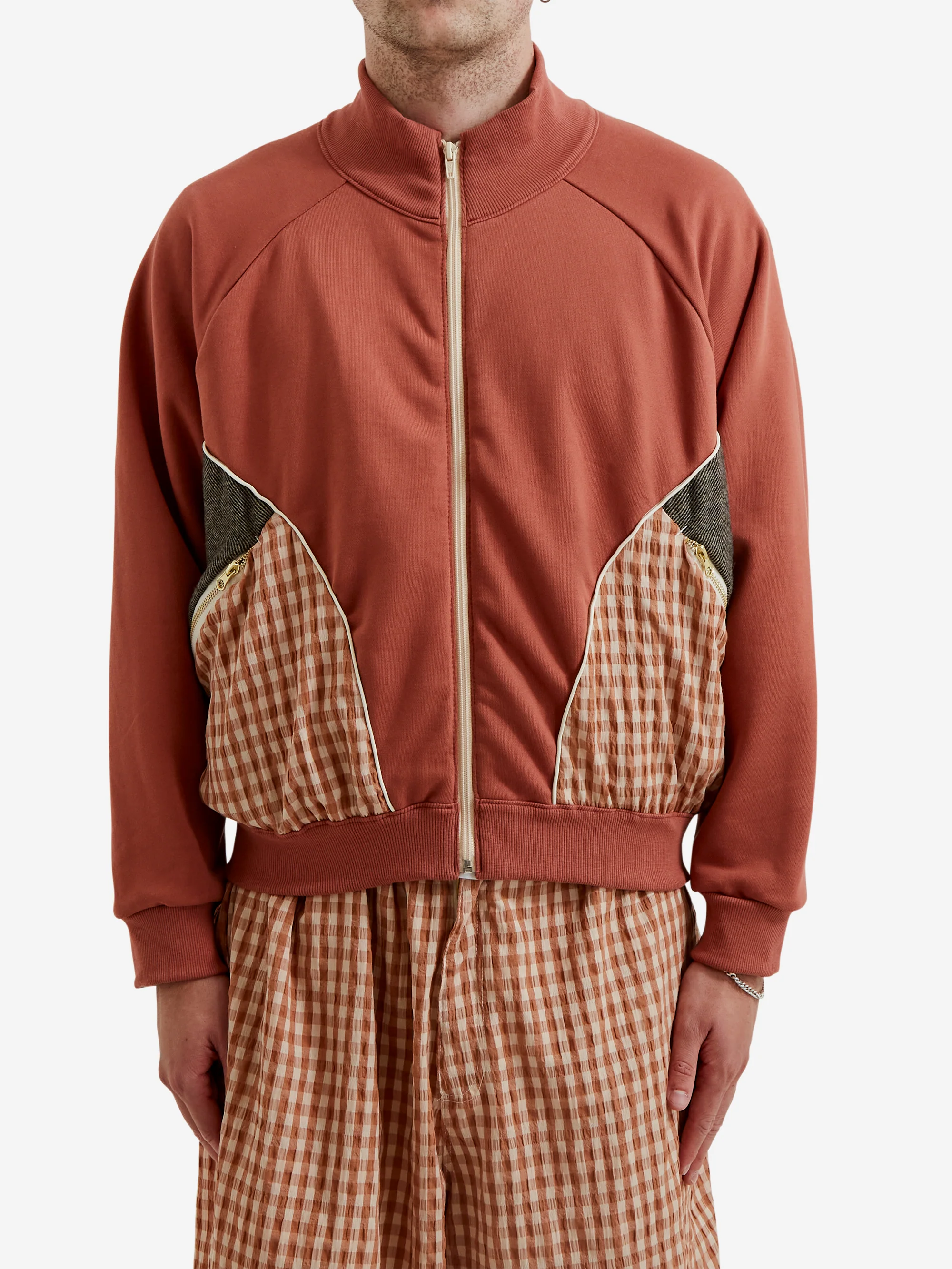 Natra Studios Dylan Track Jacket - Red - Image 2