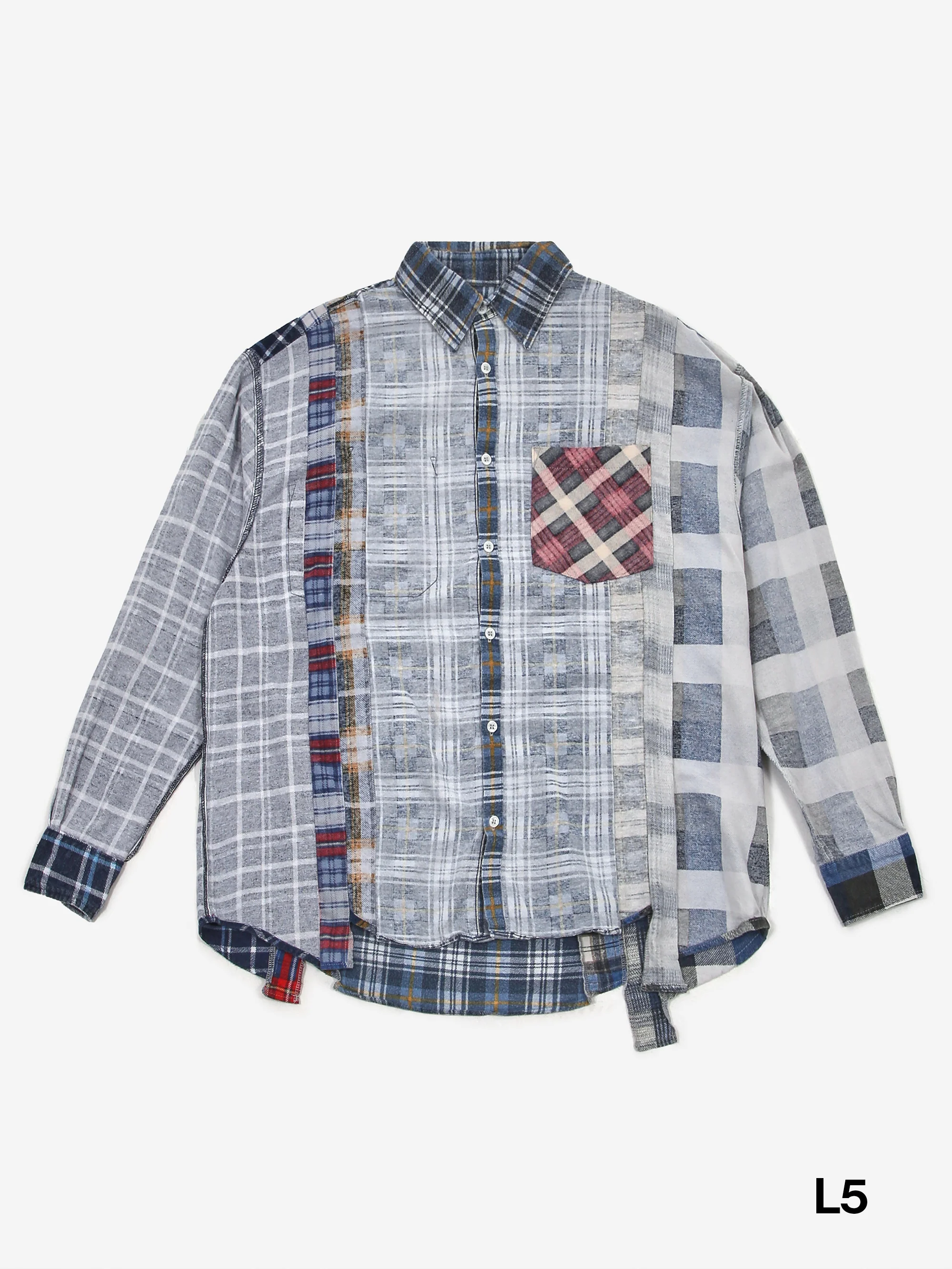 Needles 7 Cuts Flannel Shirt - Multi - Image 10