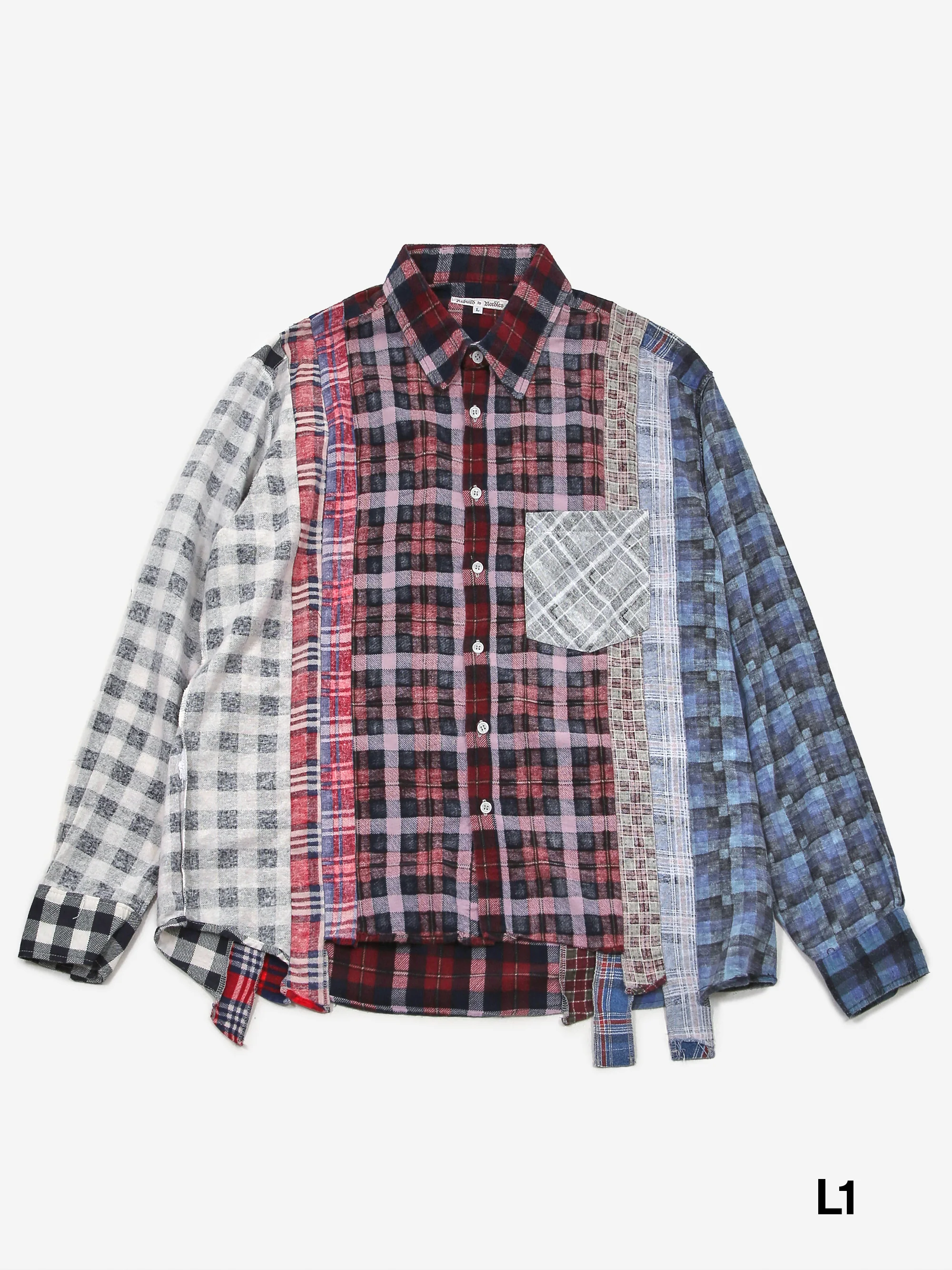 Needles 7 Cuts Flannel Shirt - Multi - Image 6