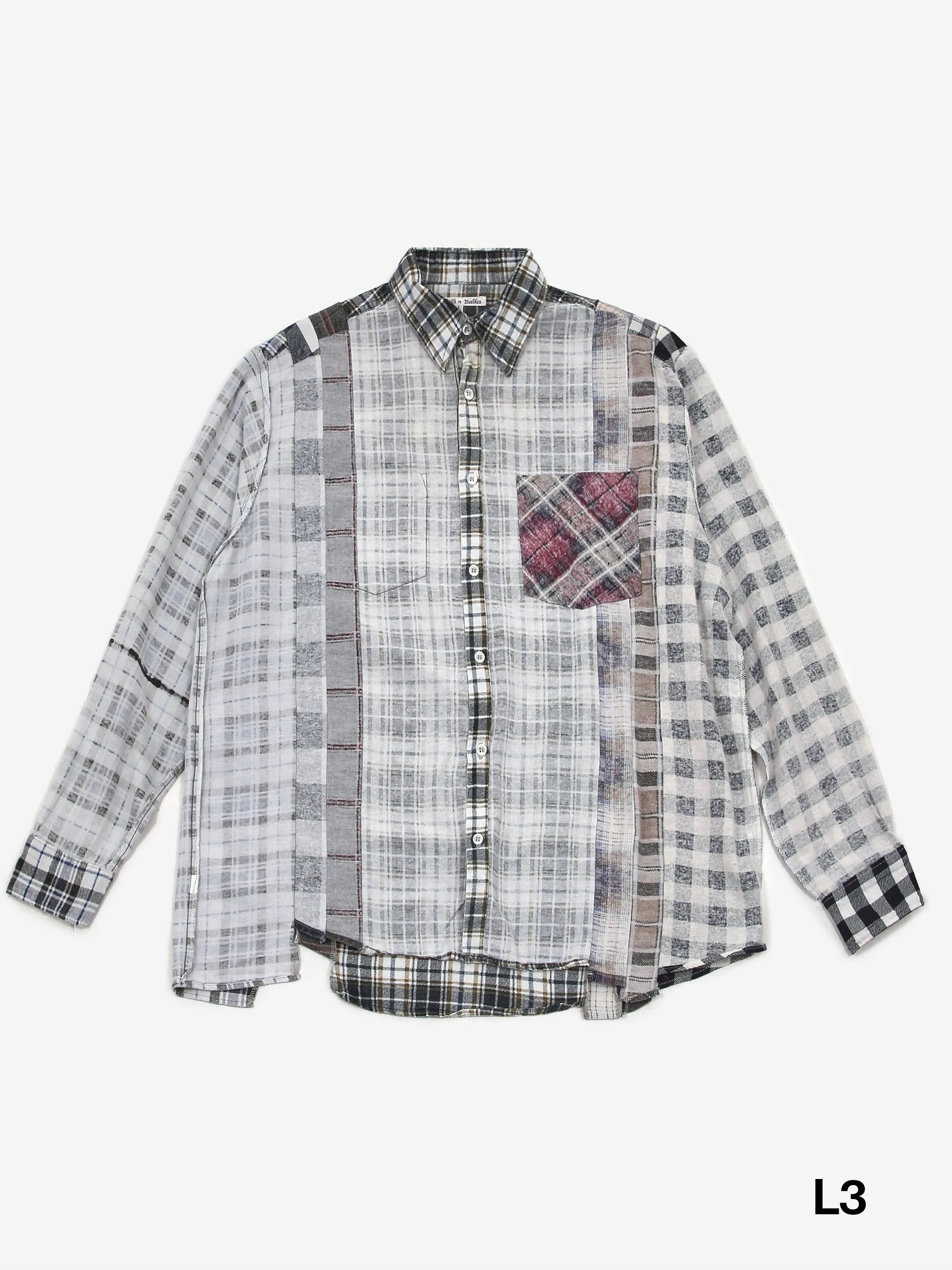 Needles 7 Cuts Flannel Shirt - Multi - Image 8