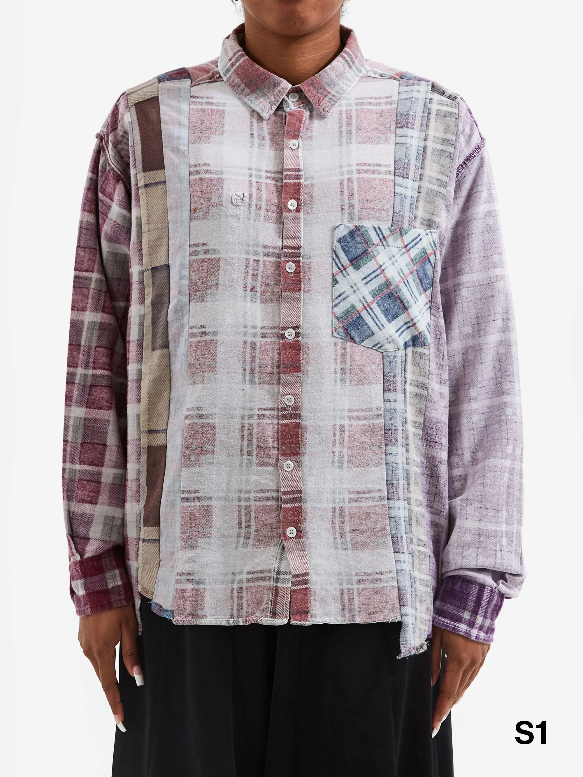 Needles 7 Cuts Flannel Shirt W - Multi - Image 11
