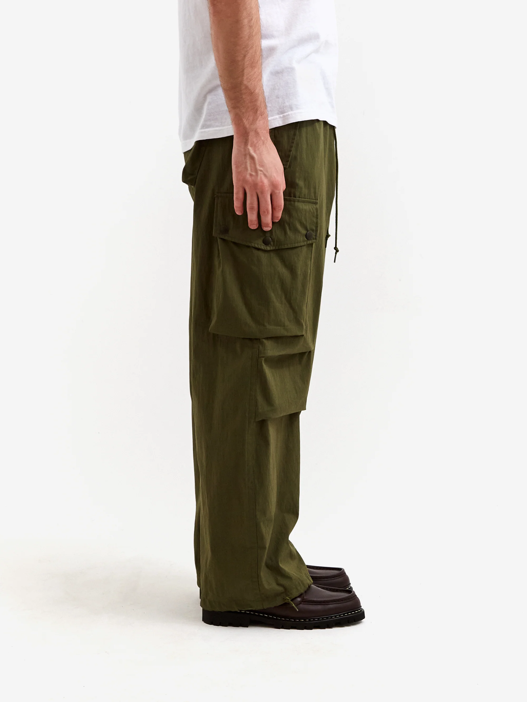Needles Field Pant - C/N Oxford Cloth - Olive - Image 5