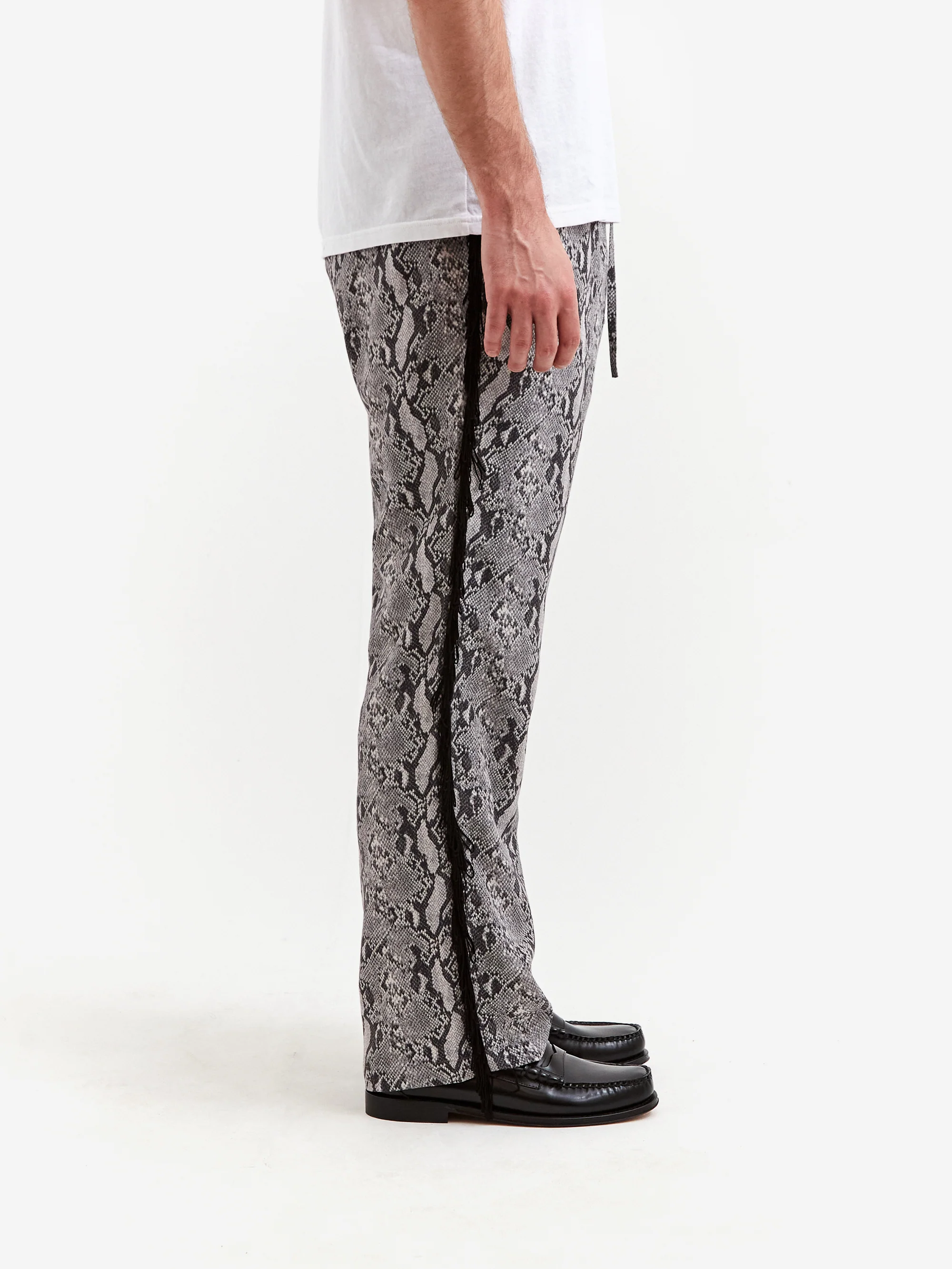 Needles Fringe String Easy Pant - Python Jq. / Charcoal - Image 5