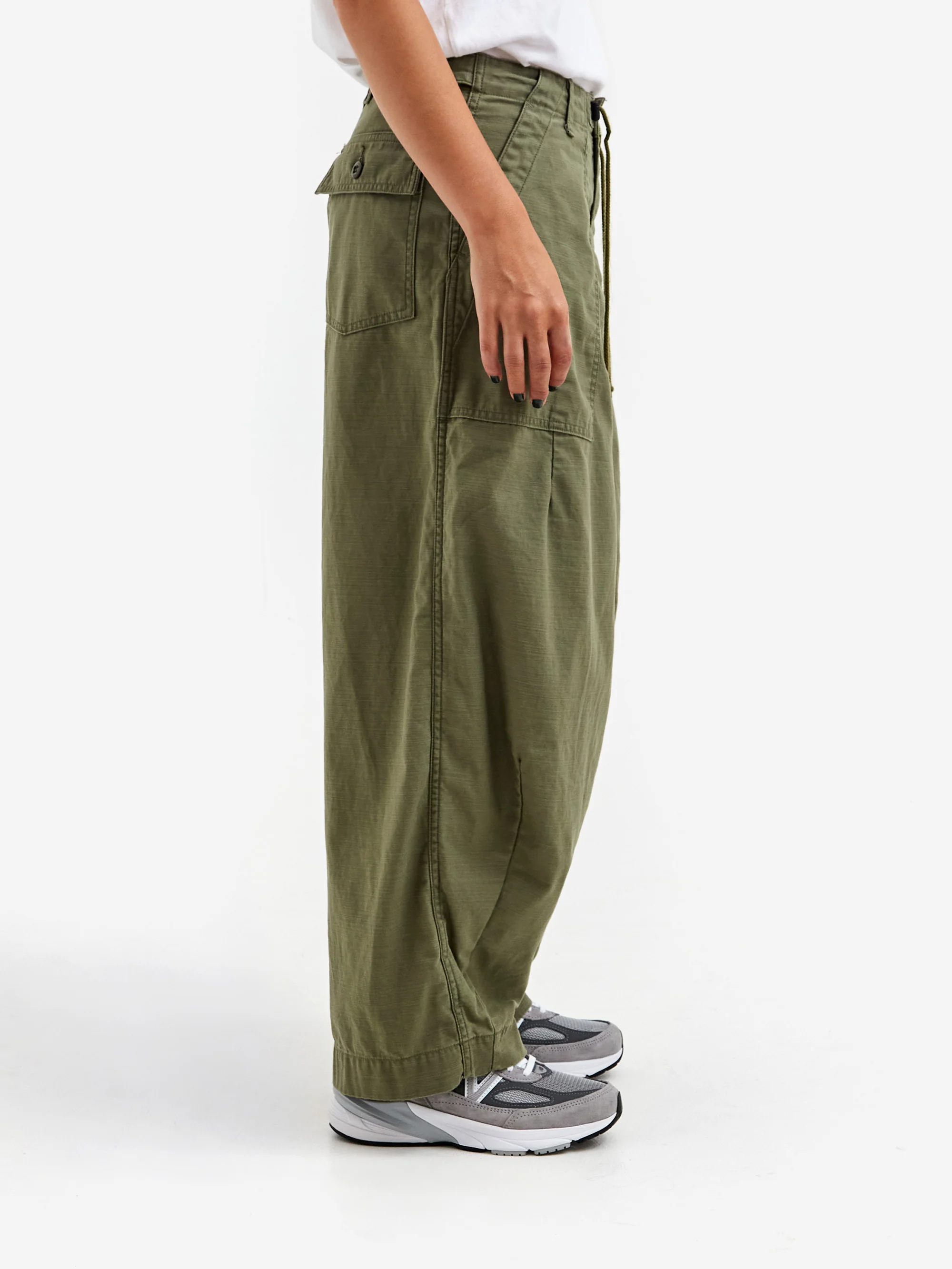 Needles H.D. Fatigue Pant W - Olive - Image 2